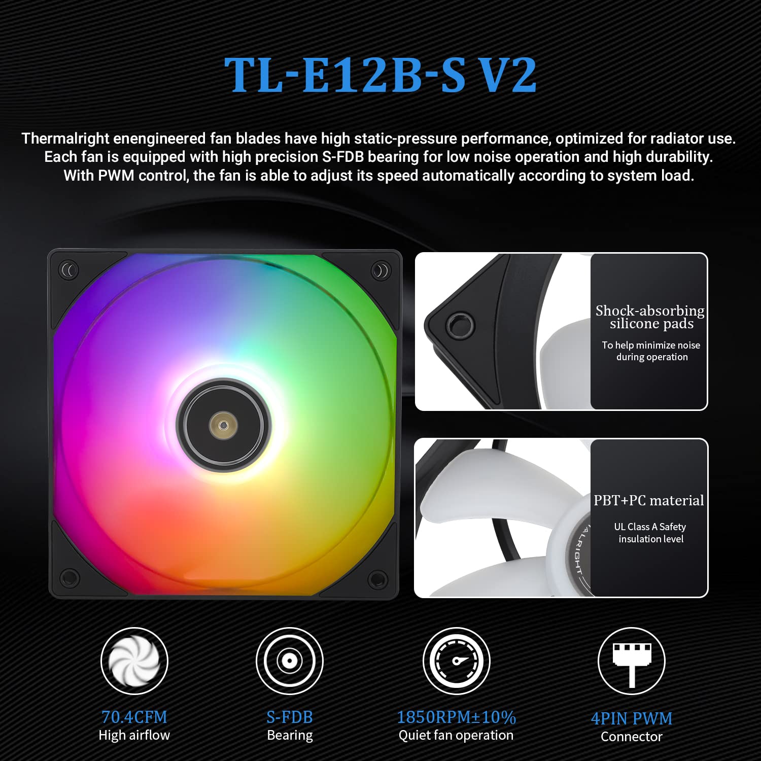 ENFRIADOR LÍQUIDO PARA CPU THERMALRIGHT FROZEN PRISM 360 BLACK ARGB - 5