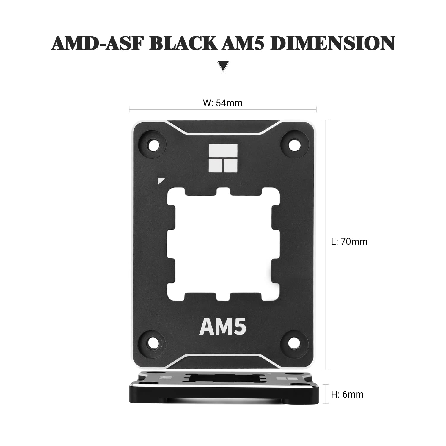 SOPORTE PARA CPU THERMALRIGHT ASF-BLACK AM5 ANTI-FLEXIÓN PARA COOLER - 2