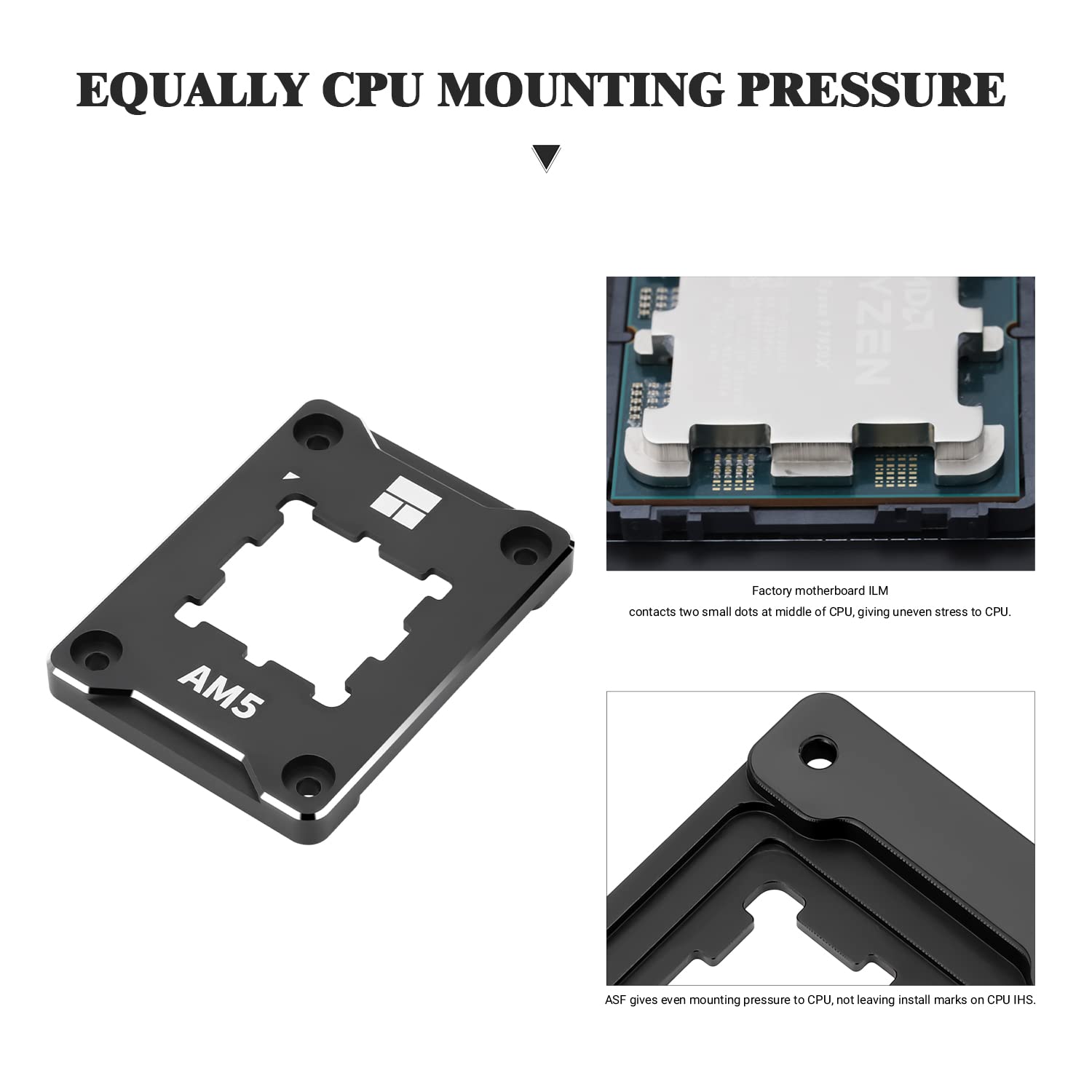 SOPORTE PARA CPU THERMALRIGHT ASF-BLACK AM5 ANTI-FLEXIÓN PARA COOLER - 4