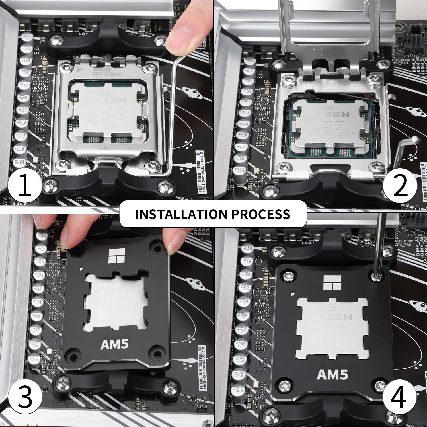 SOPORTE PARA CPU THERMALRIGHT ASF-BLACK AM5 ANTI-FLEXIÓN PARA COOLER - 5