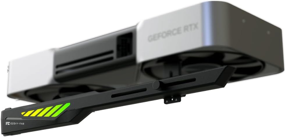 SOPORTE PARA GPU EZDIY-FAB VH90 ARGB AJUSTABLE NEGRO - 1