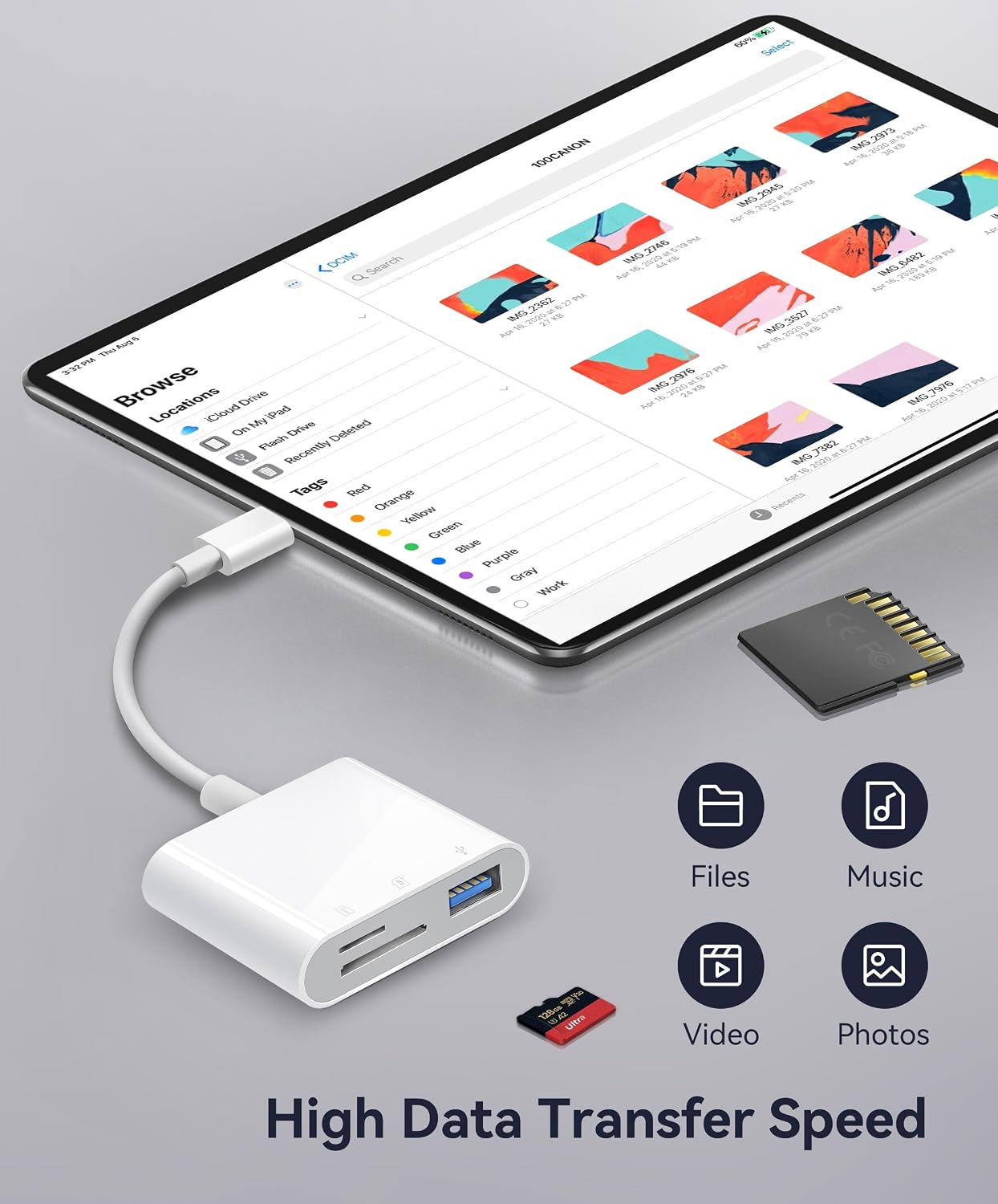 LECTOR DE TARJETAS WNXSLOAD USB-C 3 EN 1 PARA SD, MICRO SD Y USB - 3