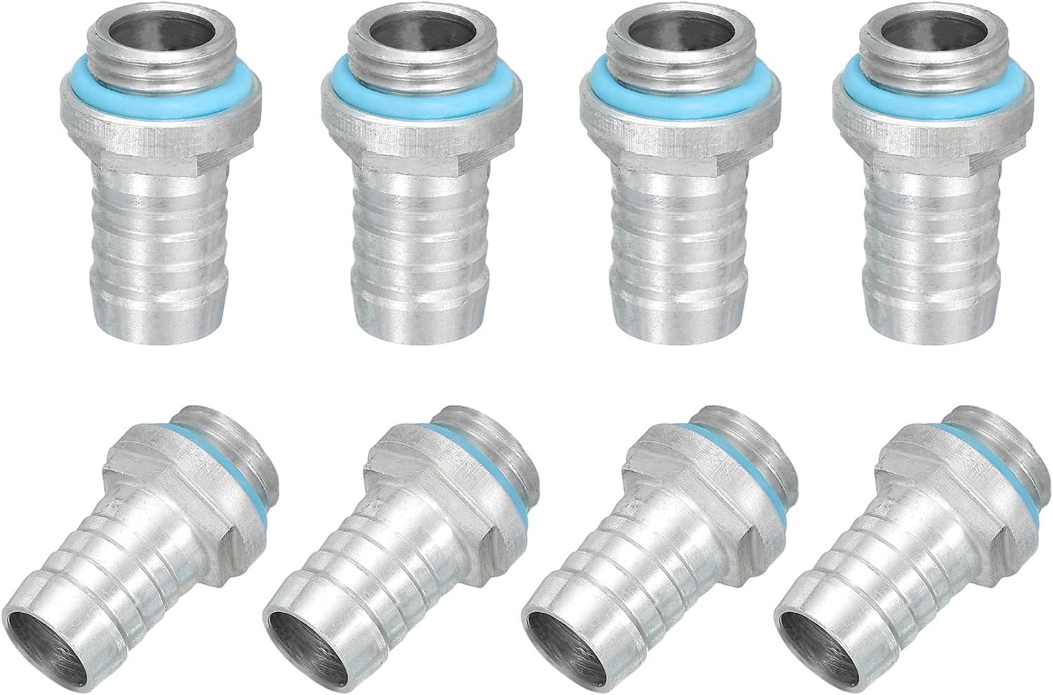 CONECTORES PARA REFRIGERACIÓN LÍQUIDA UXCELL G1/4 CON BOQUILLA DE 12MM OD 8 UNIDADES - 1