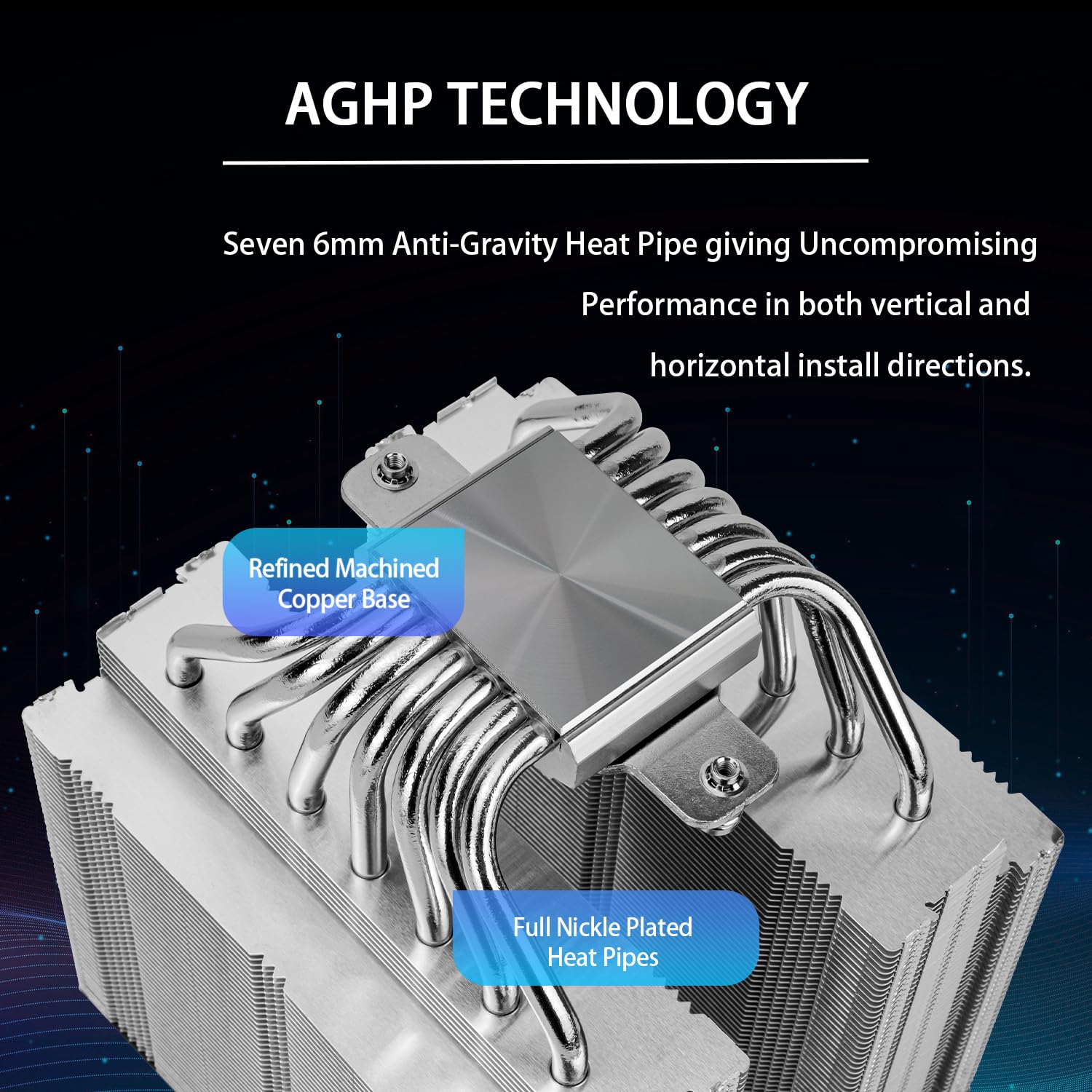 ENFRIADOR DE CPU THERMALRIGHT PHANTOM SPIRIT 140 CON 7 HEAT PIPES - 3