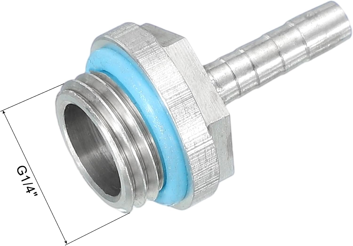 CONECTORES PARA REFRIGERACIÓN LÍQUIDA UXCELL G1/4 CON BOQUILLA 4MM OD PACK 8 - 3