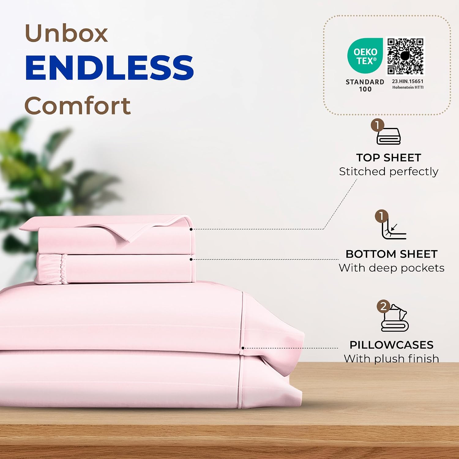 JUEGO DE SÁBANAS THREAD SPREAD EGYPTIAN COTTON KING SIZE 4 PIEZAS ROSADO - 3