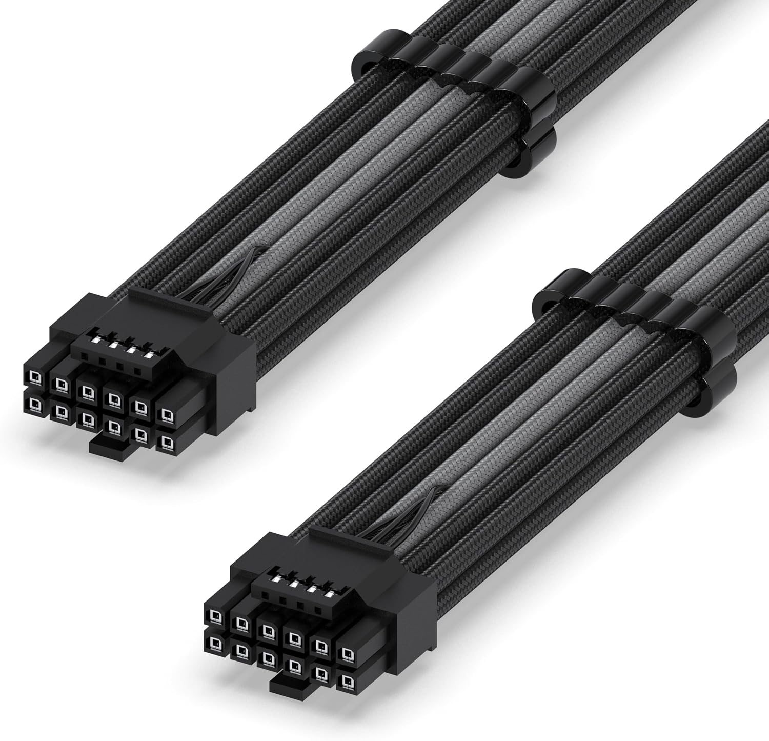 CABLE DE ALIMENTACIÓN EZDIY-FAB 12VHPWR 600W 60CM NEGRO GRIS - 1