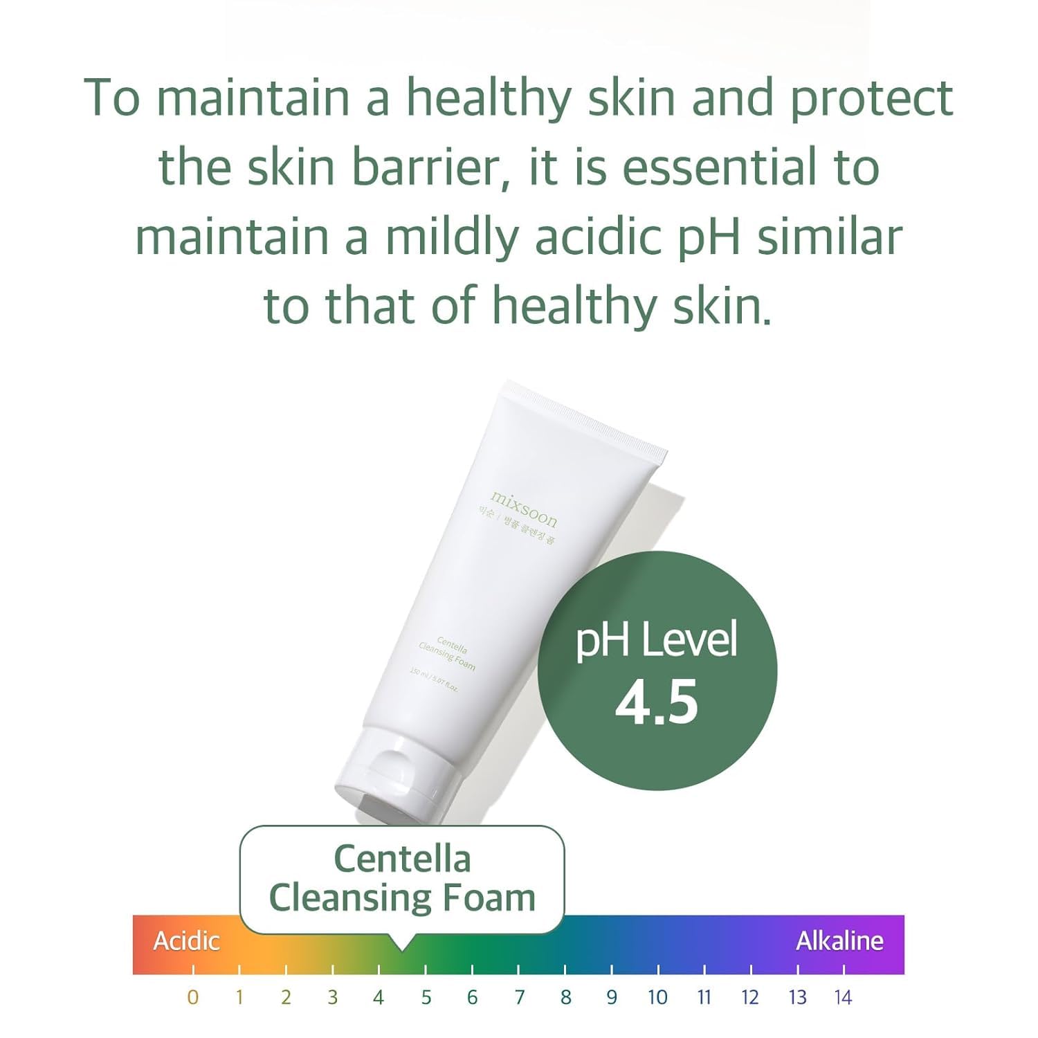 ESPUMA LIMPIADORA FACIAL MIXSOON CENTELLA 150ML - 5