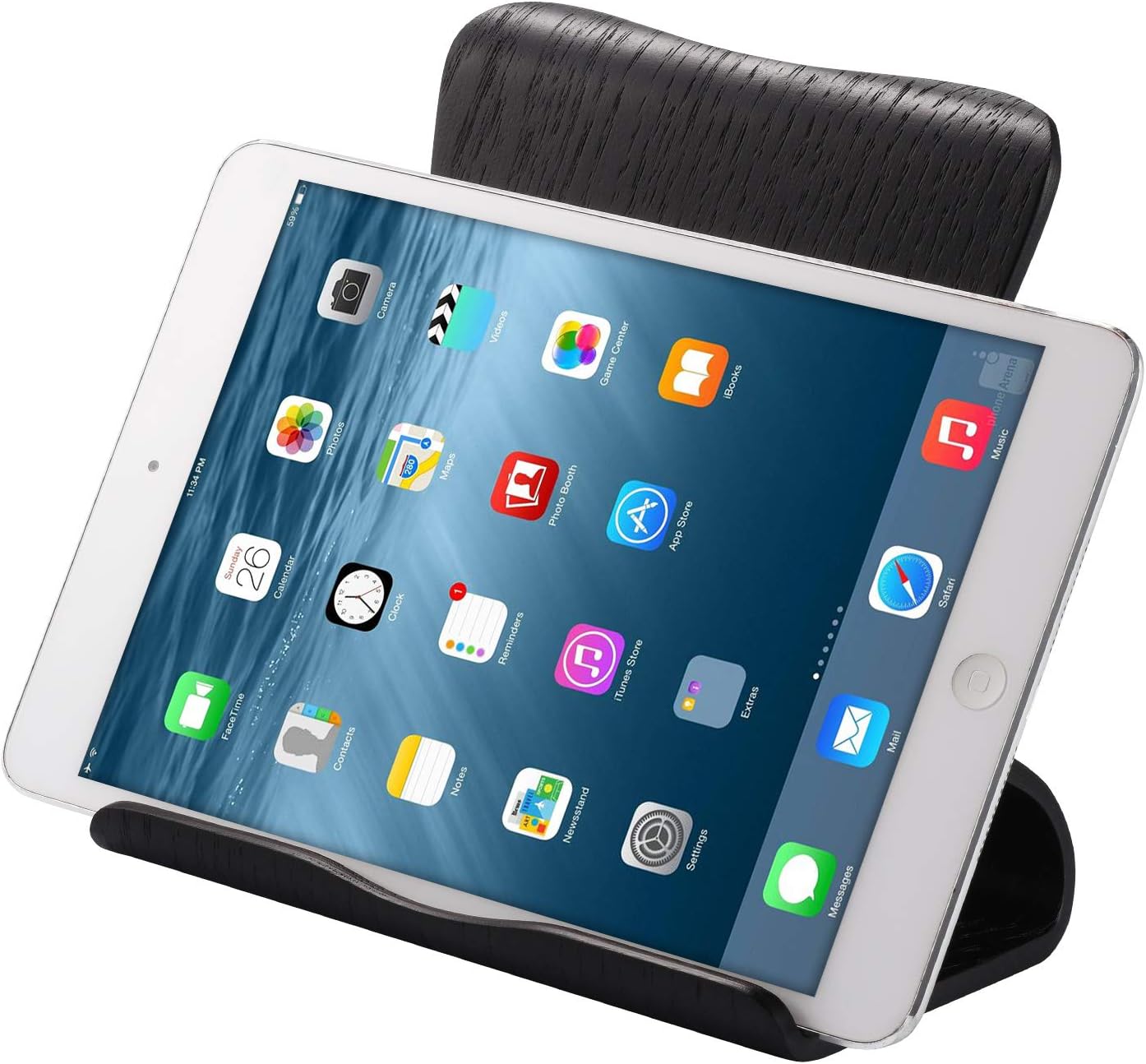 SOPORTE PARA TABLET SAMDI DE MADERA PARA IPAD 2017 PRO 9.7, 10.5, AIR MINI 2 3 4, KINDLE Y OTRAS TABLETS DE 4 A 13 PULGADAS - 1