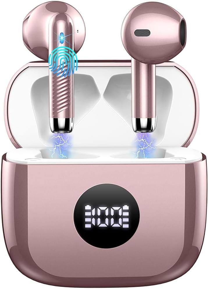 AUDÍFONOS TRUE WIRELESS JXREV J53 BLUETOOTH 5.4 CON CANCELACIÓN DE RUIDO Y ESTUCHE CON PANTALLA LED - 1