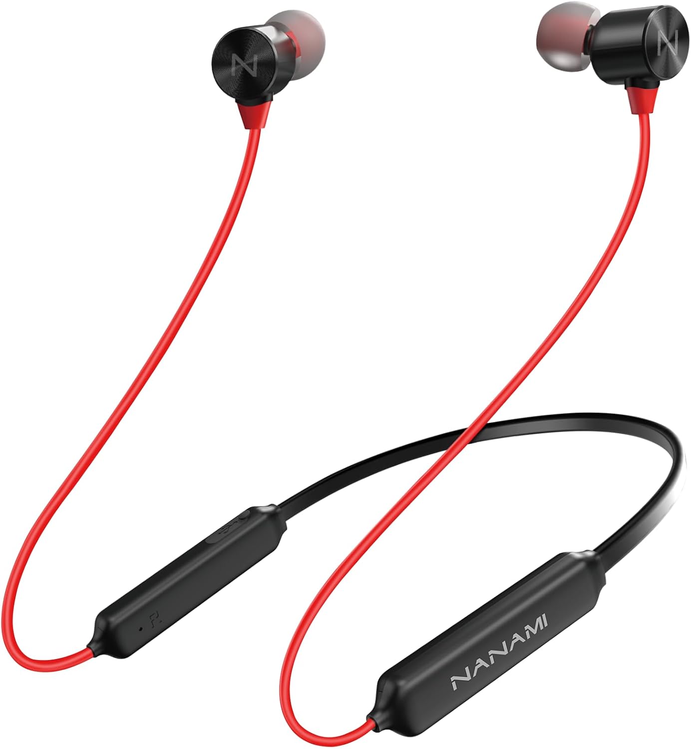 AUDÍFONOS BLUETOOTH NANAMI X1 IN-EAR NECKBAND ROJO - 1