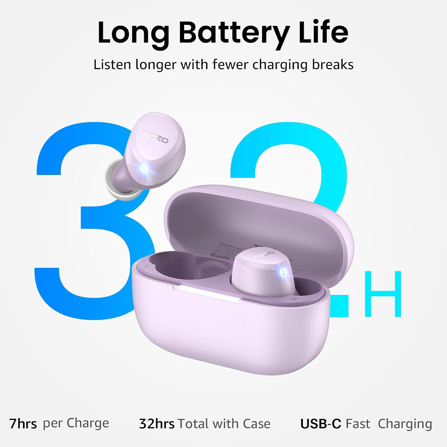AUDÍFONOS INALÁMBRICOS TOZO A1 BLUETOOTH 5.3 TRUE WIRELESS - 5