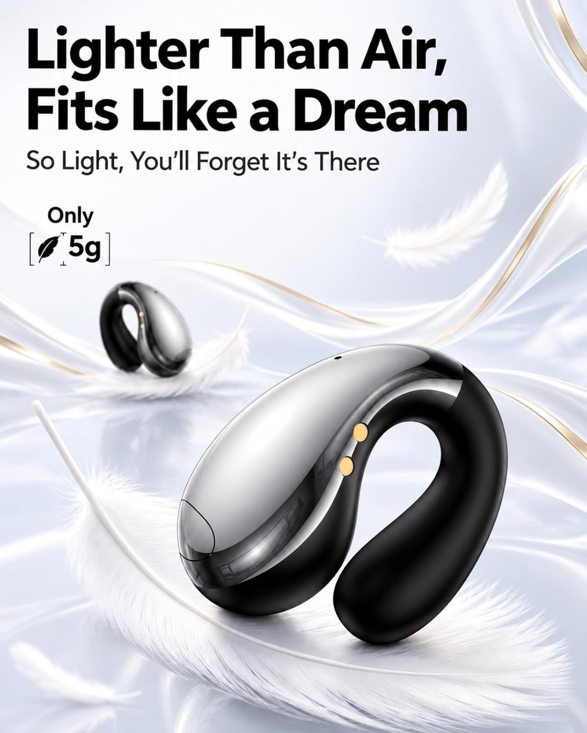 AUDÍFONOS BOYTOND ULTRA OPEN EAR CLIP ON PARA RUNNING Y EJERCICIO - 4