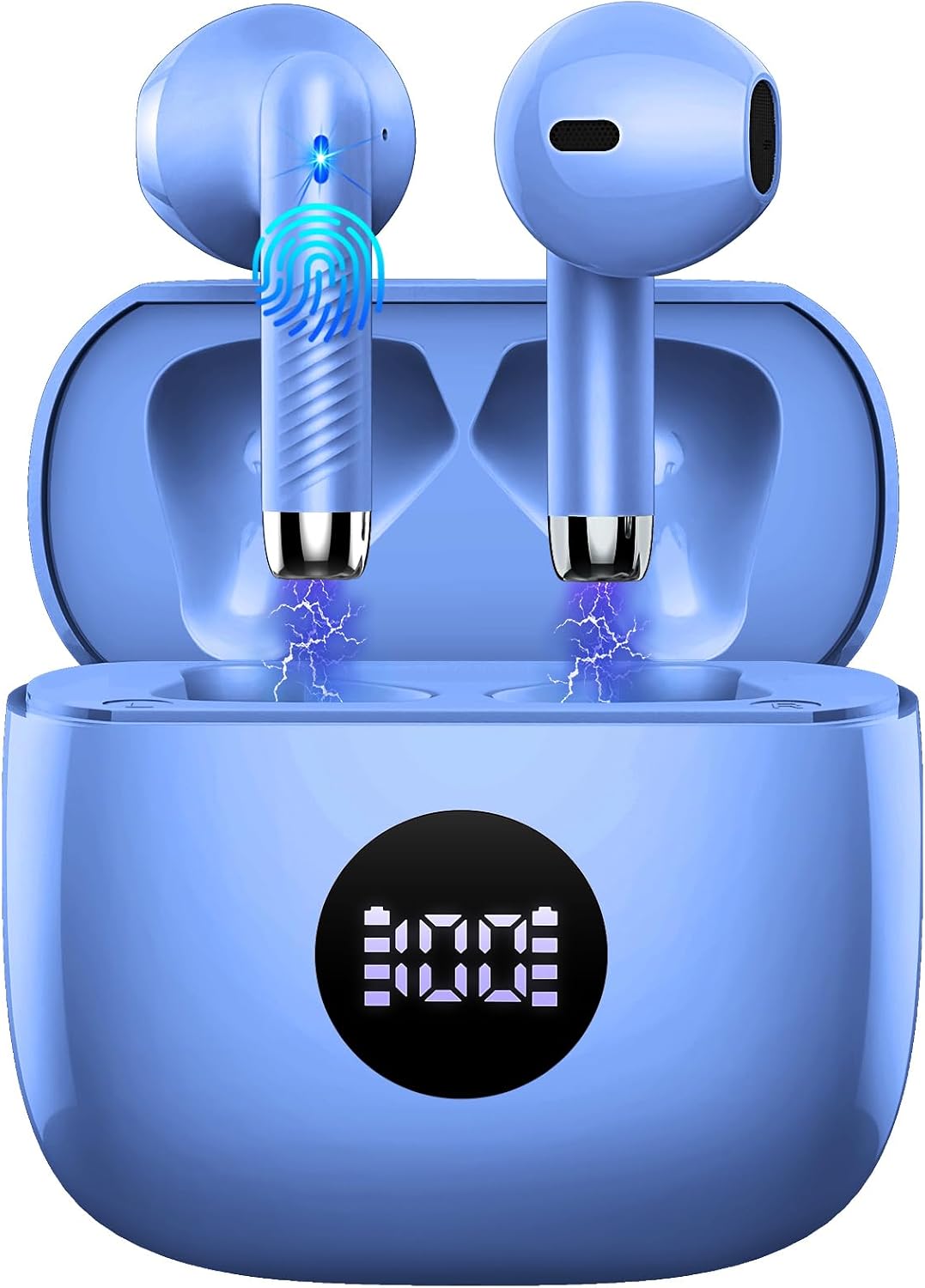 AUDÍFONOS TRUE WIRELESS JXREV J53 BLUETOOTH 5.4 CON LED Y BASS 6D - 1