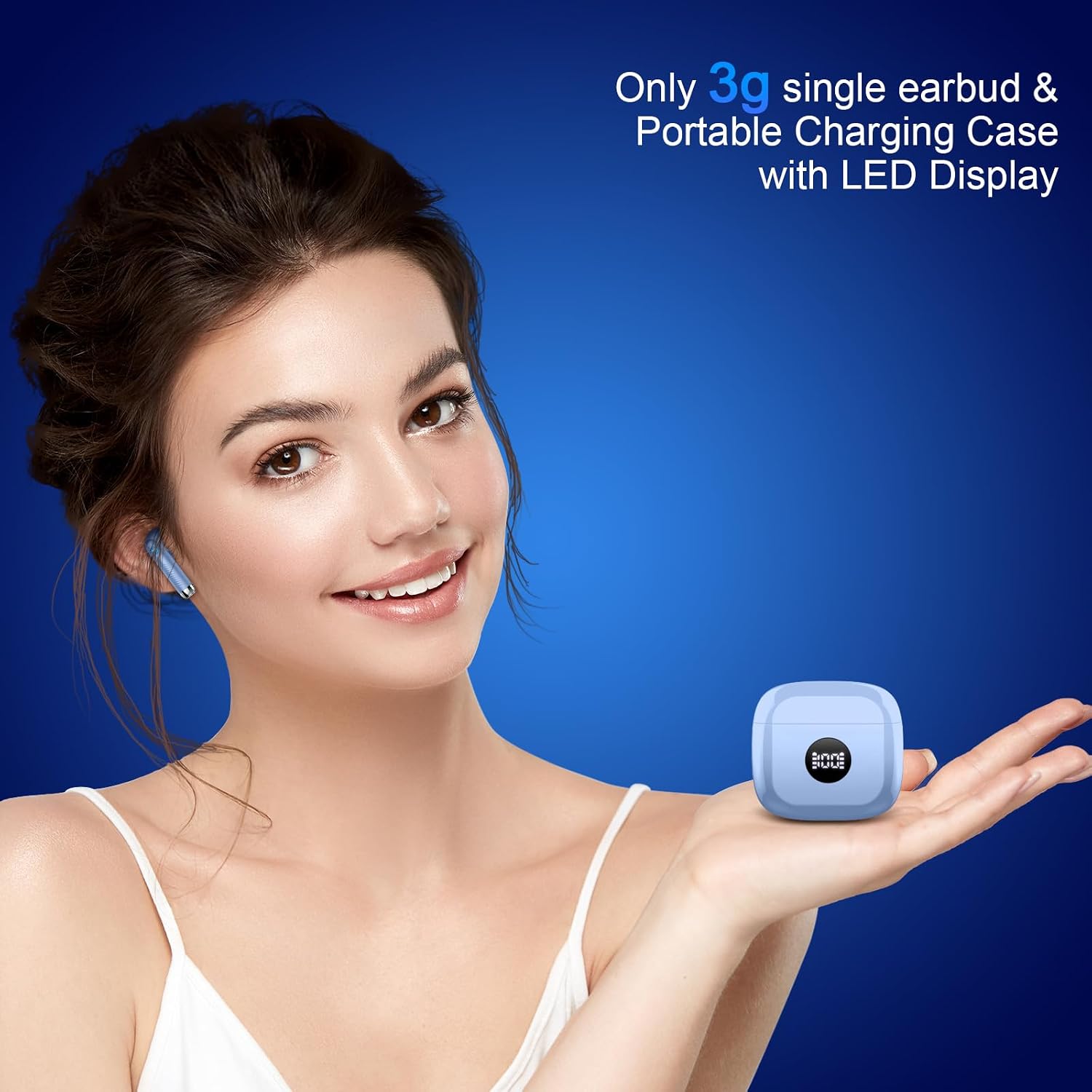 AUDÍFONOS TRUE WIRELESS JXREV J53 BLUETOOTH 5.4 CON LED Y BASS 6D - 5
