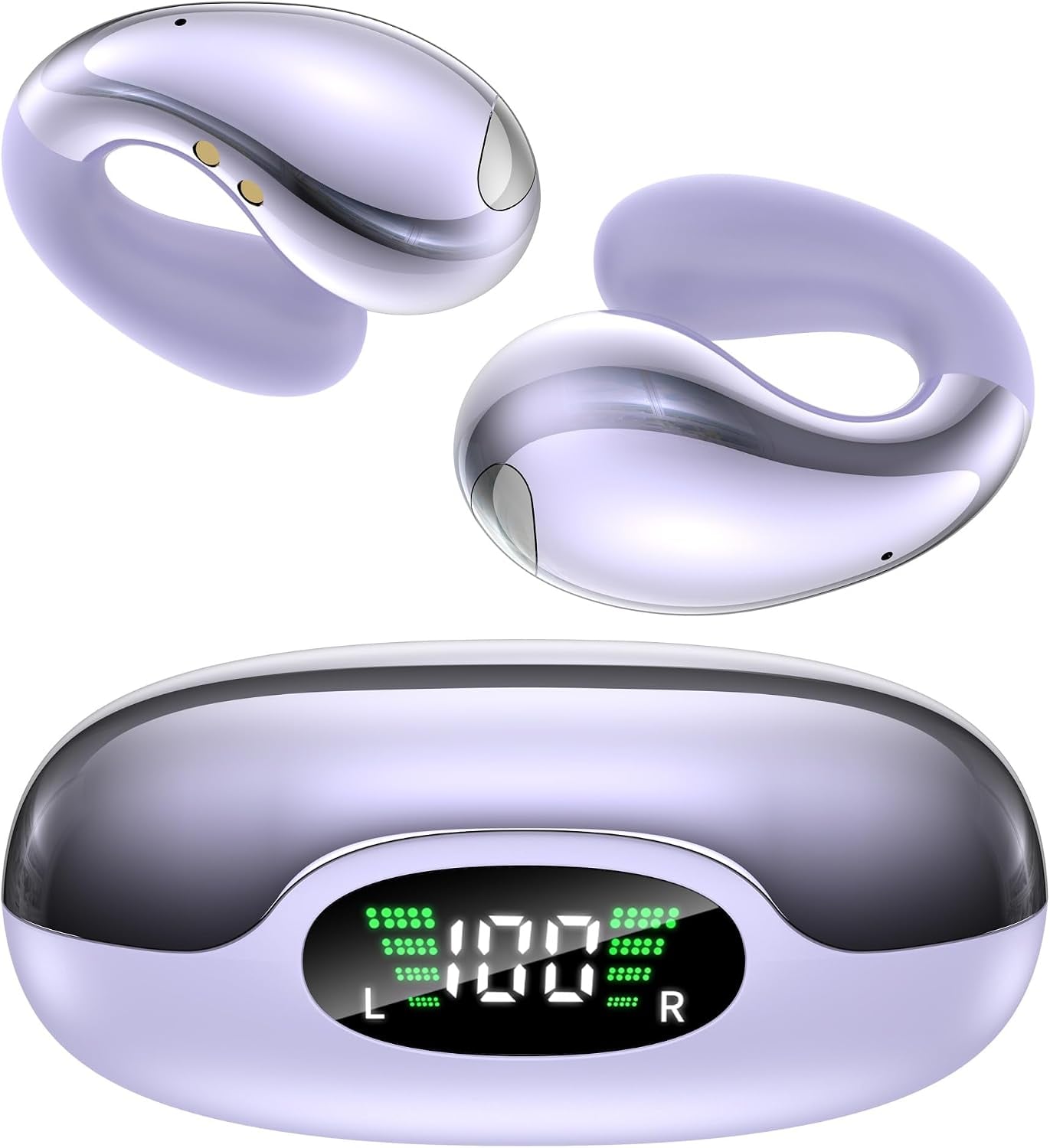 AUDÍFONOS INALÁMBRICOS COOLJUMPER ULTRA OPEN EAR CON CLIP, LIVIANOS - 1