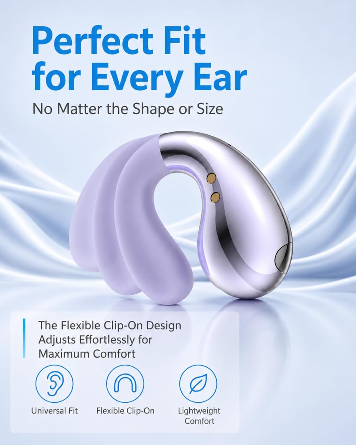 AUDÍFONOS INALÁMBRICOS COOLJUMPER ULTRA OPEN EAR CON CLIP, LIVIANOS - 4