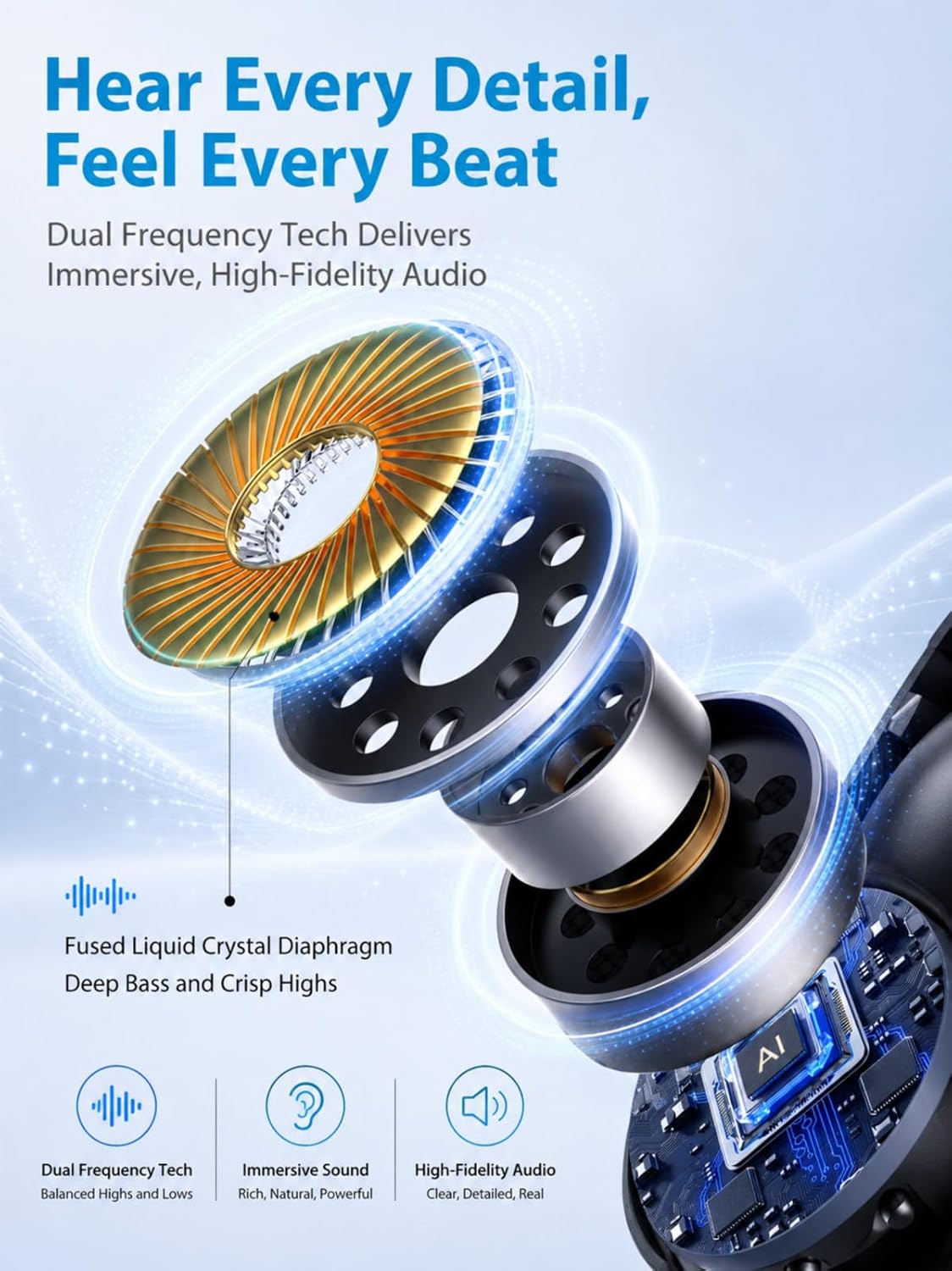 AUDÍFONOS INALÁMBRICOS COOLJUMPER ULTRA OPEN EAR CON CLIP, LIVIANOS - 5