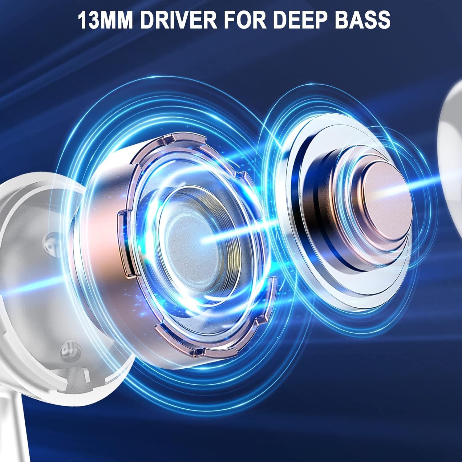 AUDÍFONOS TRUE WIRELESS JXREV J53 BLUETOOTH 5.4 CON PANTALLA LED Y SONIDO 6D - 4