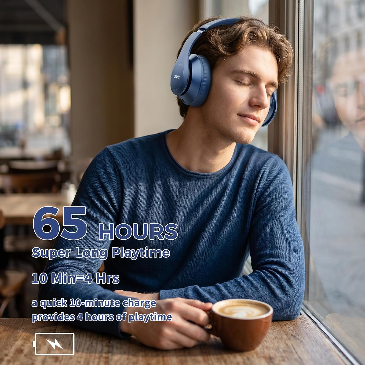 AUDÍFONOS ULIPTZ BLUETOOTH OVER EAR INALÁMBRICOS PLEGABLES - 3