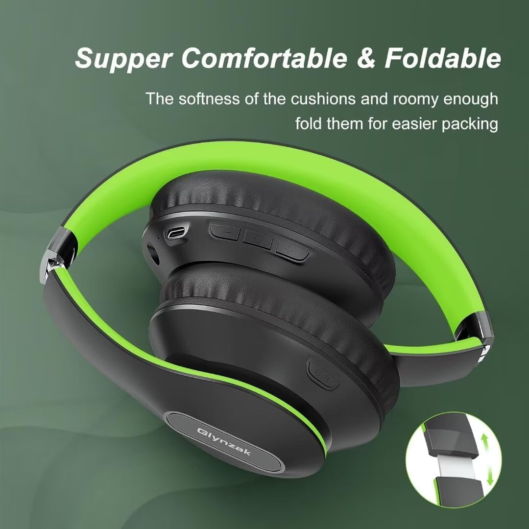 AUDÍFONOS INALÁMBRICOS BLUETOOTH GLYNZAK V6.0 OVER EAR HIFI STEREO CON MICRÓFONO - 4