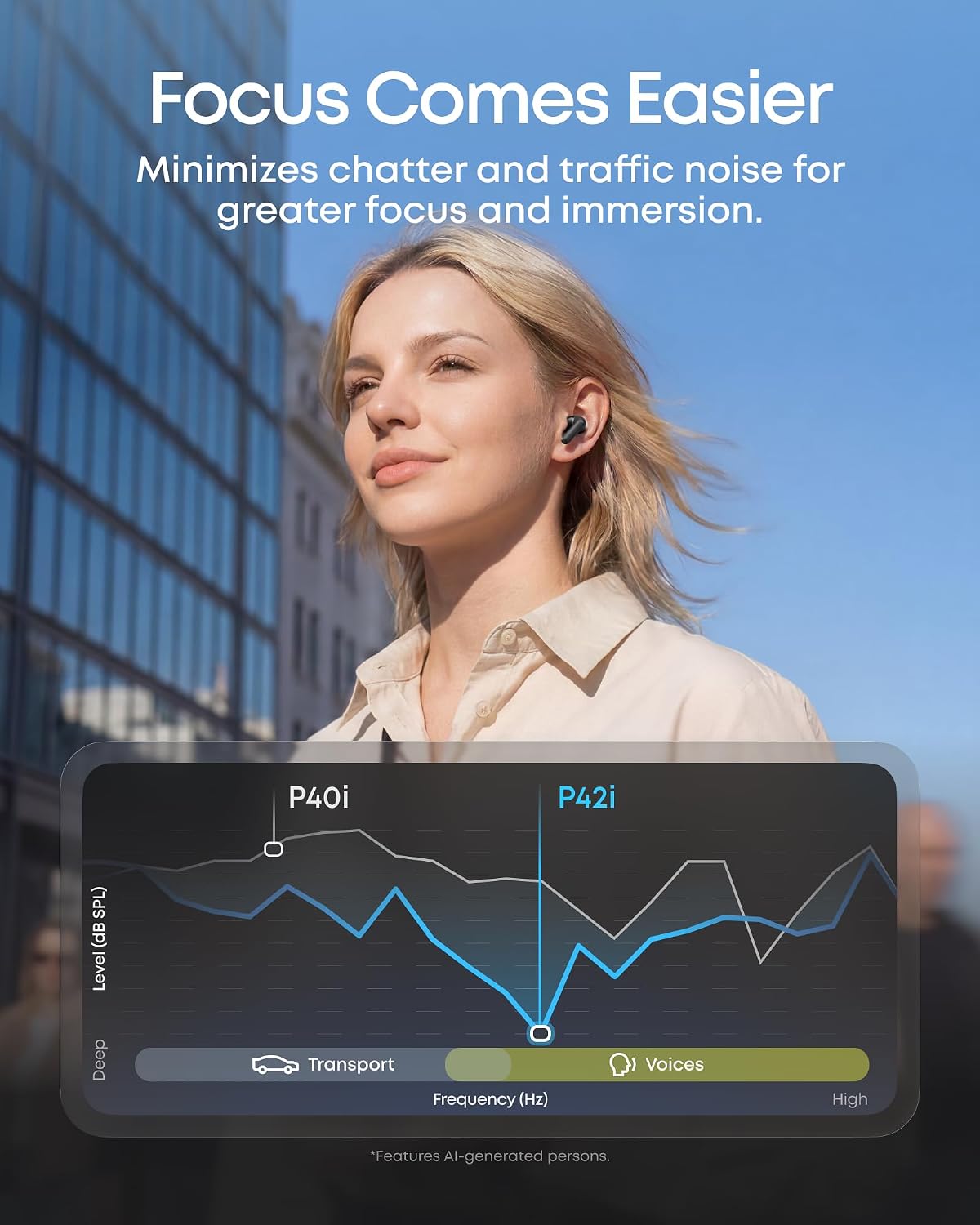 AUDÍFONOS INALÁMBRICOS SOUNDCORE ANKER P42I CON ANC ADAPTATIVO - 2