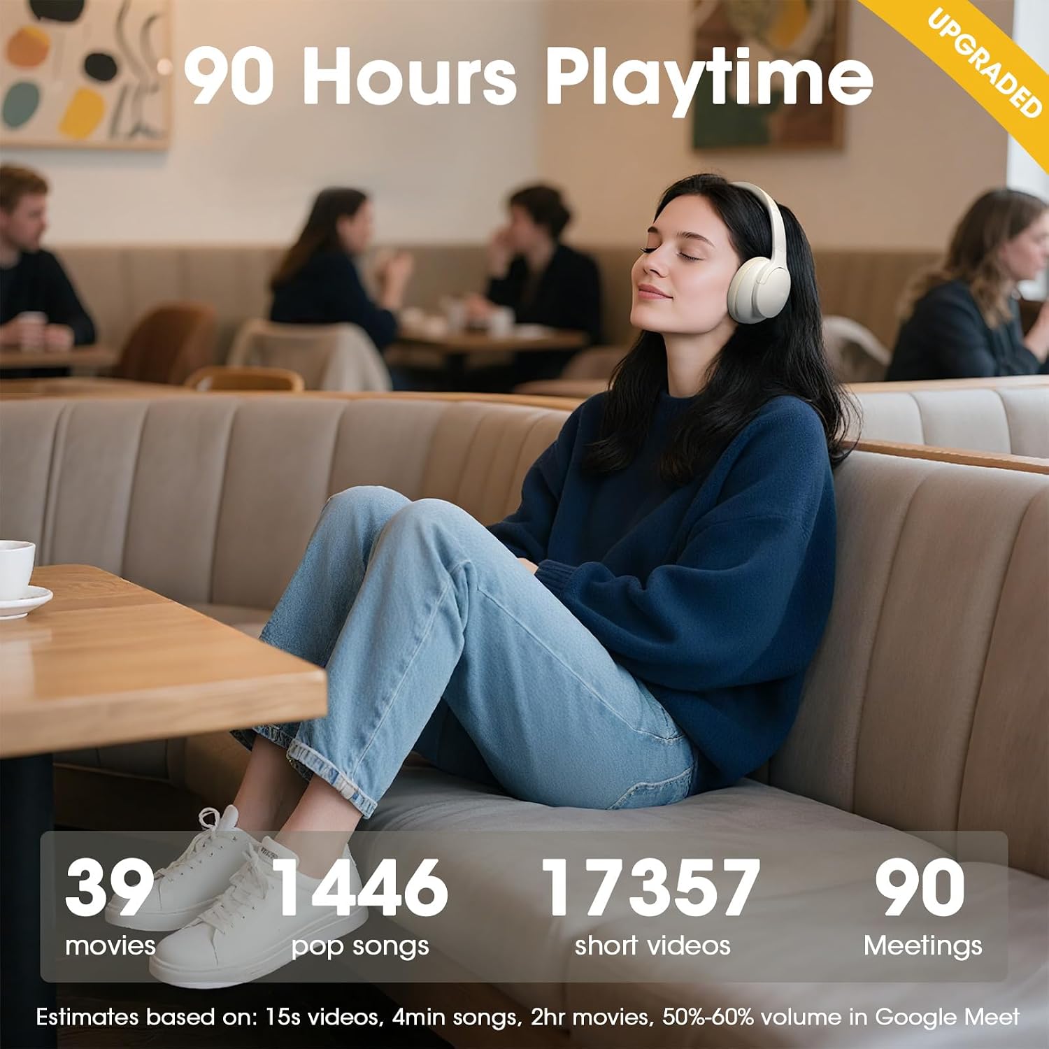 AUDÍFONOS BLUETOOTH OVER EAR DOQAUS CON CONTROL POR APP - 2