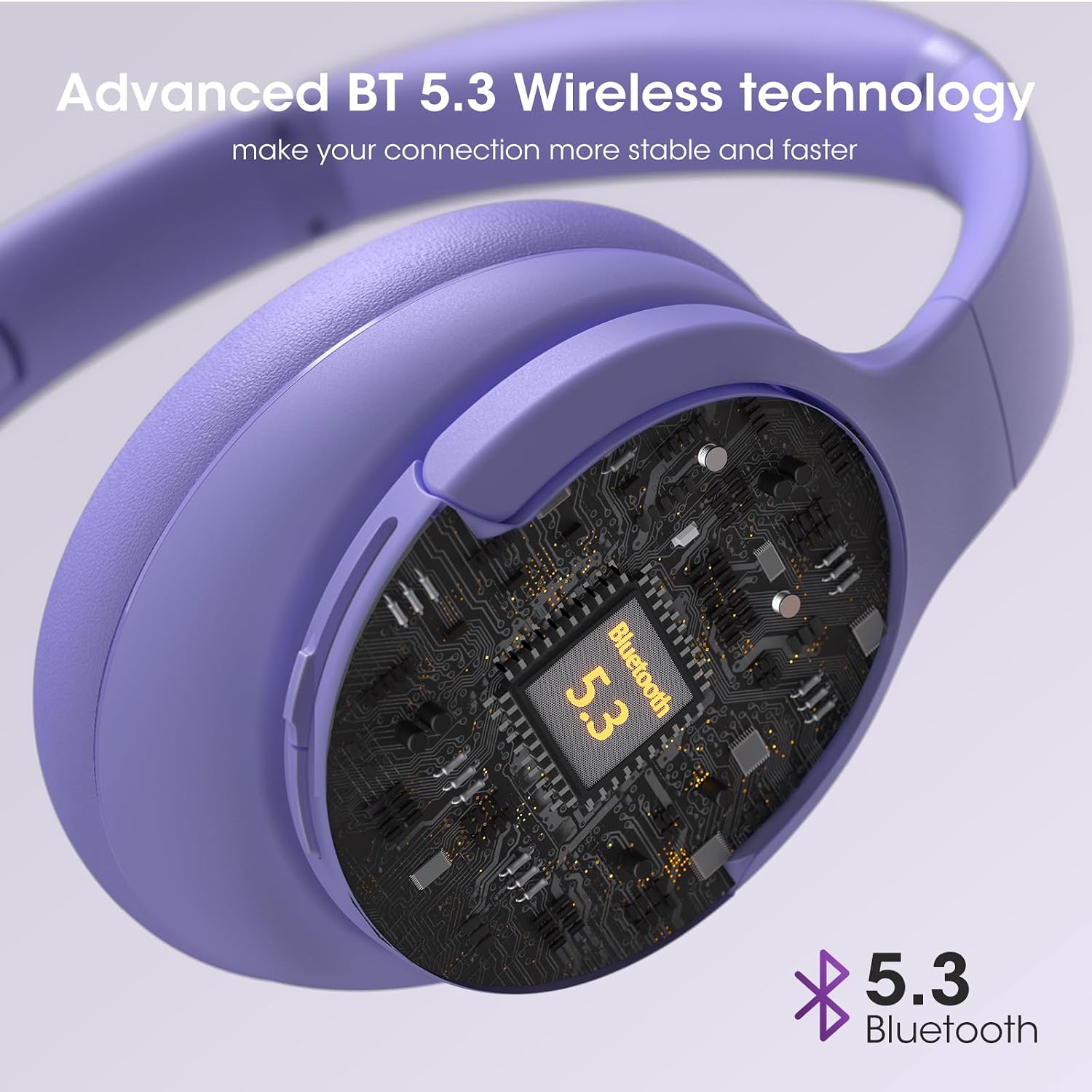 AUDÍFONOS BLUETOOTH OVER EAR DOQAUS CON 90 HORAS DE REPRODUCCIÓN - 3