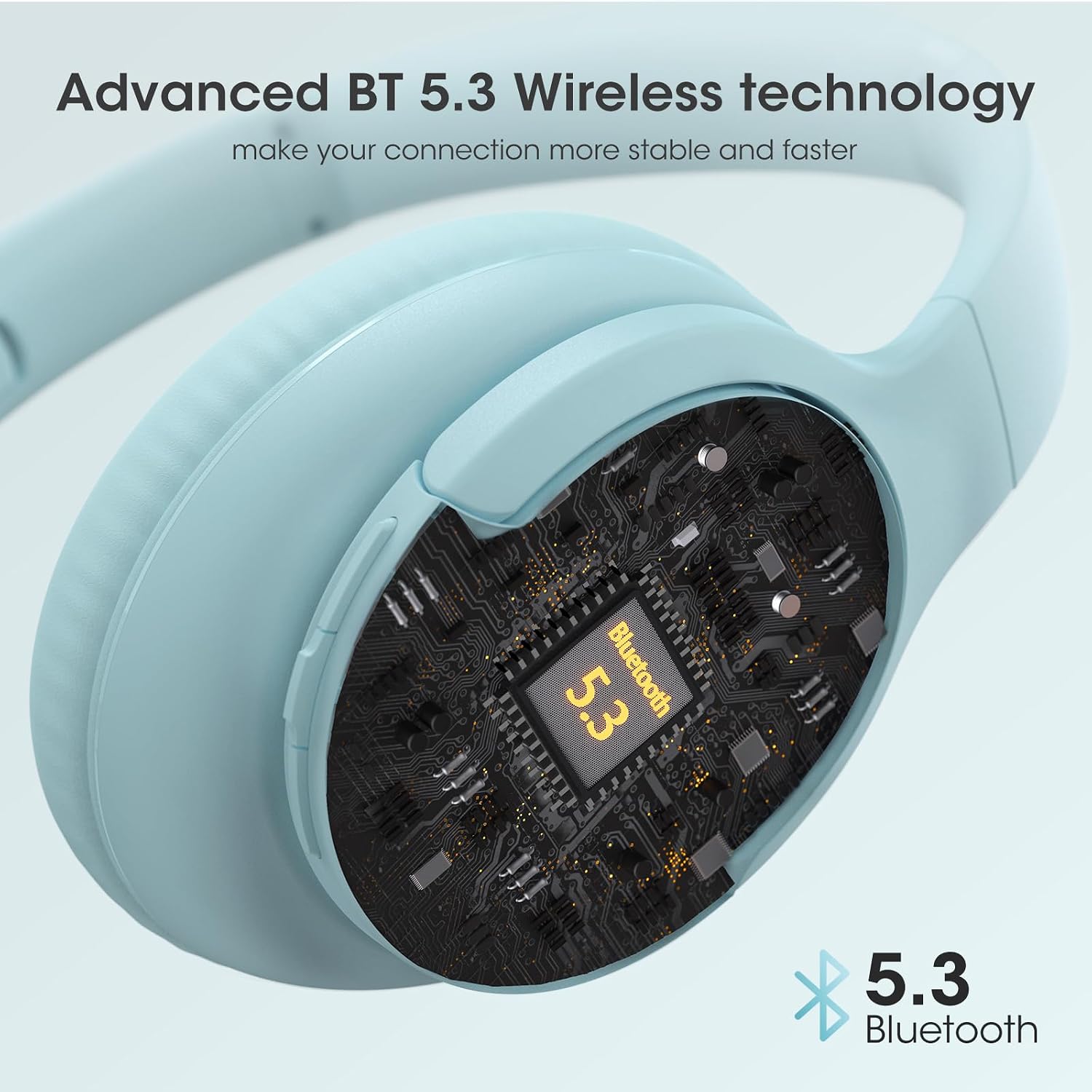 AUDÍFONOS BLUETOOTH DOQAUS OVER EAR CON 90 HORAS DE REPRODUCCIÓN - 3