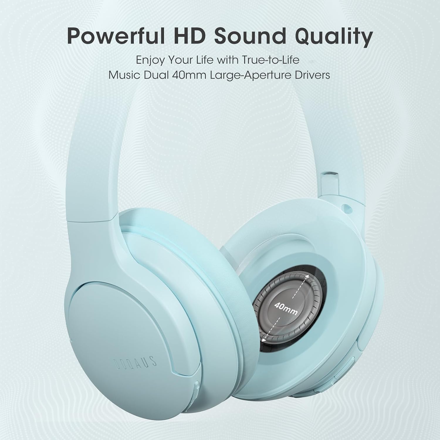 AUDÍFONOS BLUETOOTH DOQAUS OVER EAR CON 90 HORAS DE REPRODUCCIÓN - 4