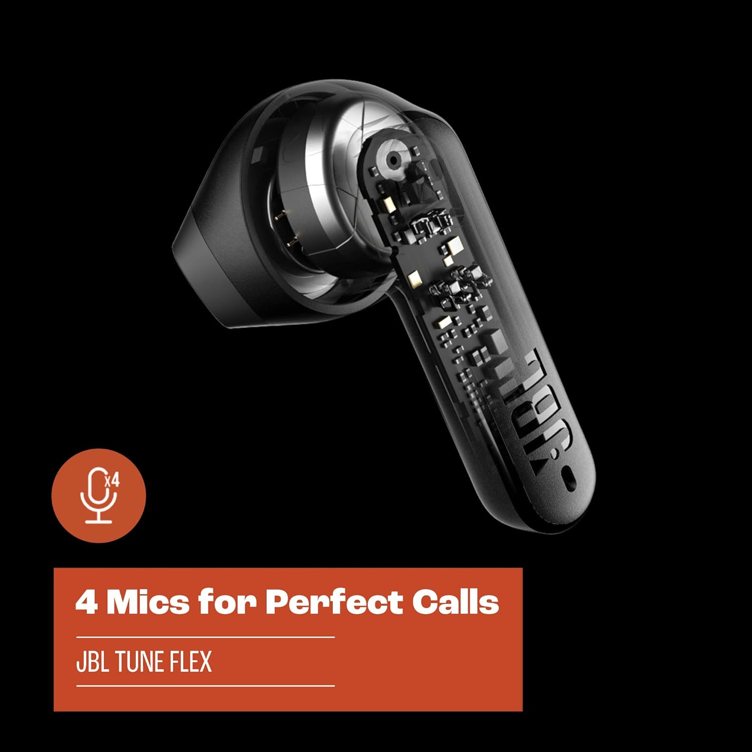 AUDÍFONOS TRUE WIRELESS JBL TUNE FLEX BLANCO PEQUEÑO - 3