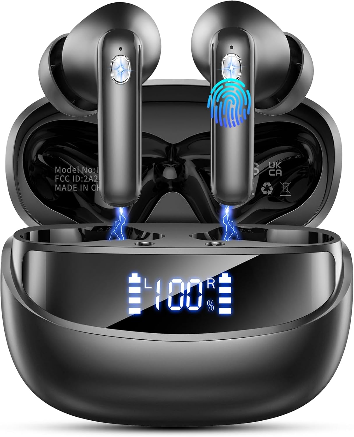 AUDÍFONOS INALÁMBRICOS JXREV WIRELESS EARBUDS BLUETOOTH 5.4 IPX7 - 2