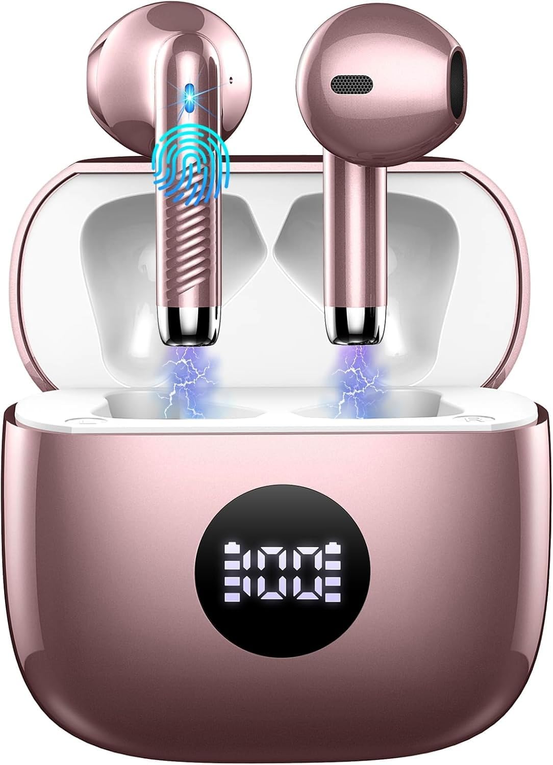 AUDÍFONOS INALÁMBRICOS JXREV WIRELESS EARBUDS BLUETOOTH 5.4 IPX7 - 4
