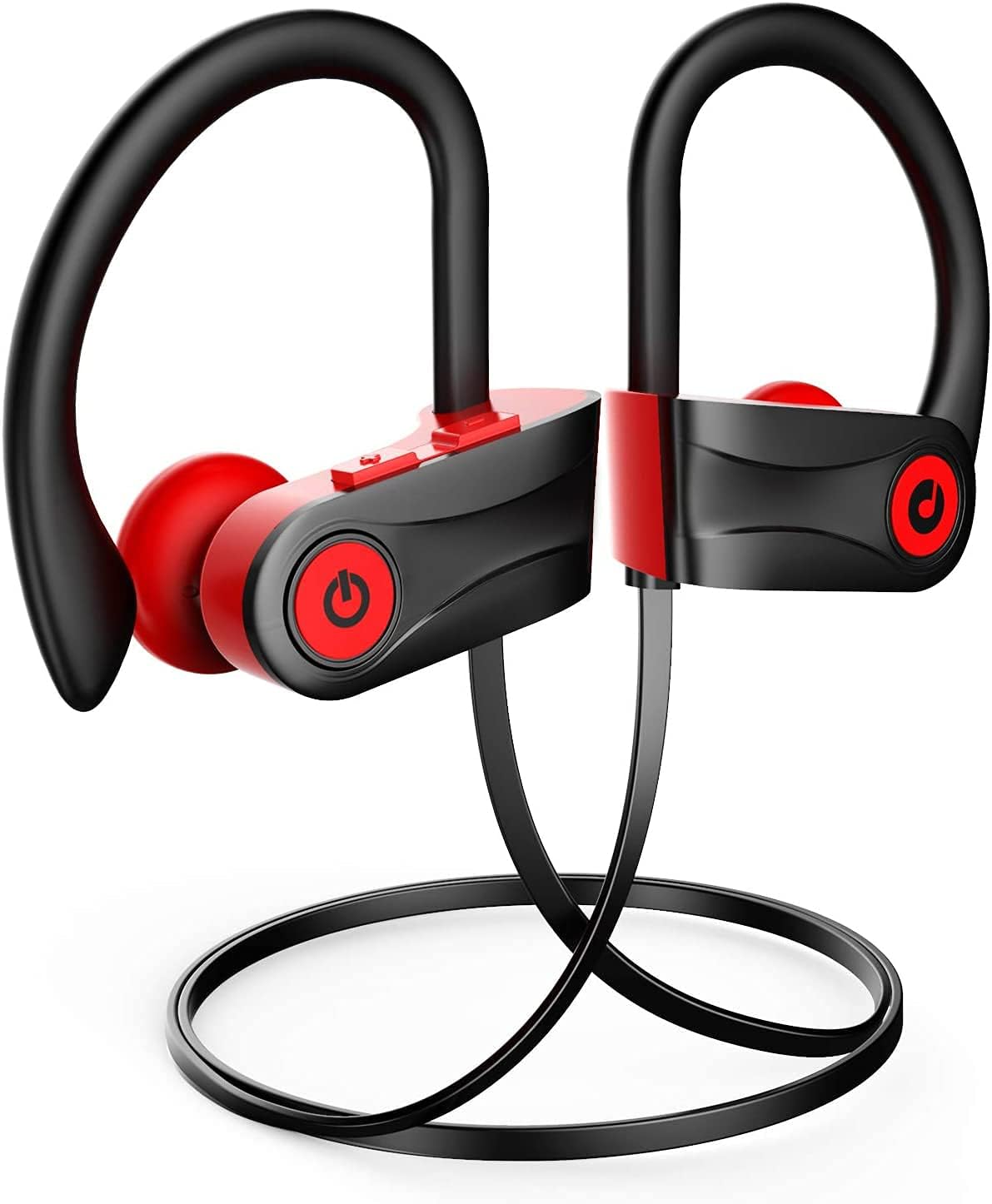 AUDÍFONOS IN-EAR OTIUM U18 BLUETOOTH 5.3 SPORT CON MICRÓFONO Y GANCHO PARA OREJA - 1