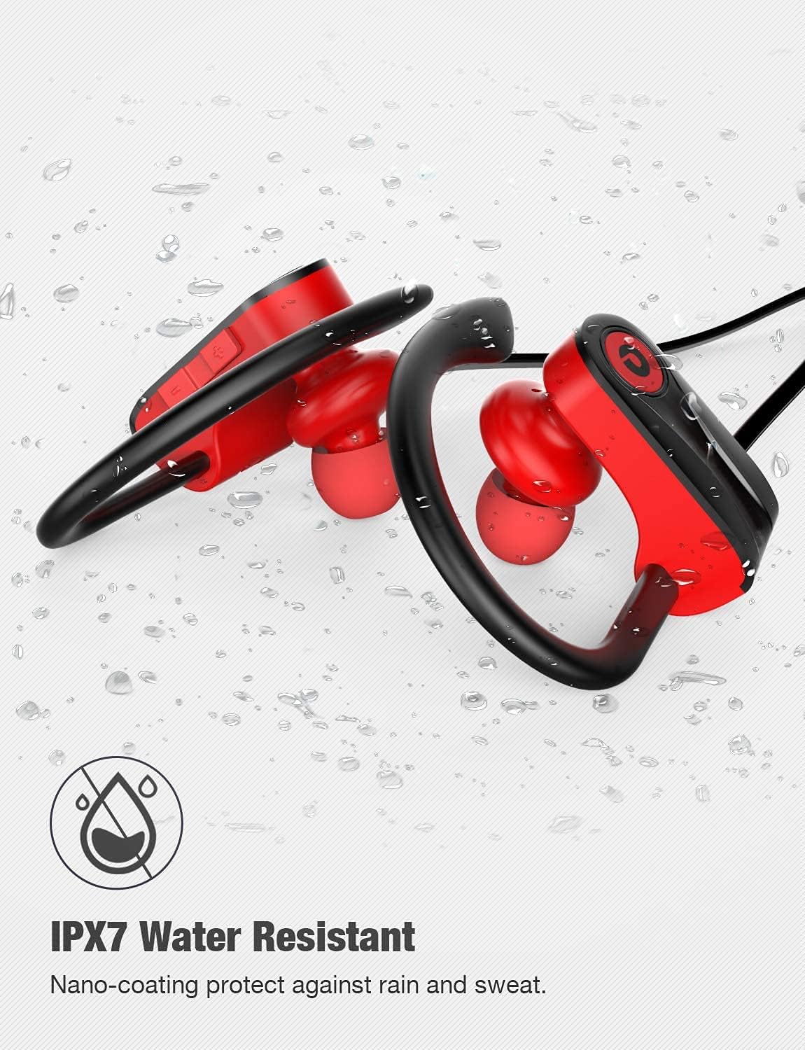 AUDÍFONOS IN-EAR OTIUM U18 BLUETOOTH 5.3 SPORT CON MICRÓFONO Y GANCHO PARA OREJA - 5