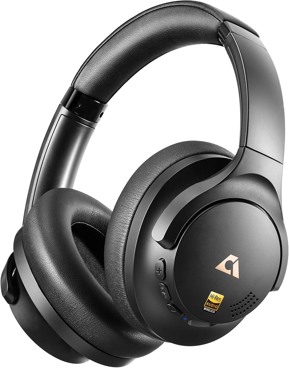AUDÍFONOS 1MII Y8+ OVER EAR BLUETOOTH 6.0 CON CANCELACIÓN ACTIVA DE RUIDO Y 100 HORAS DE REPRODUCCIÓN NEGRO - 1