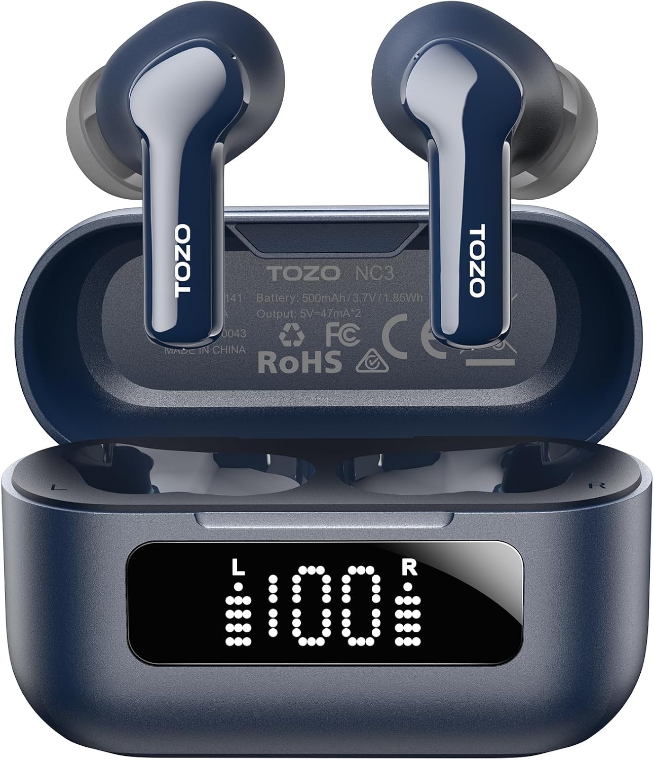 AUDÍFONOS IN-EAR TOZO NC3 HYBRID ACTIVE NOISE CANCELLING 68H PLAYTIME - 1