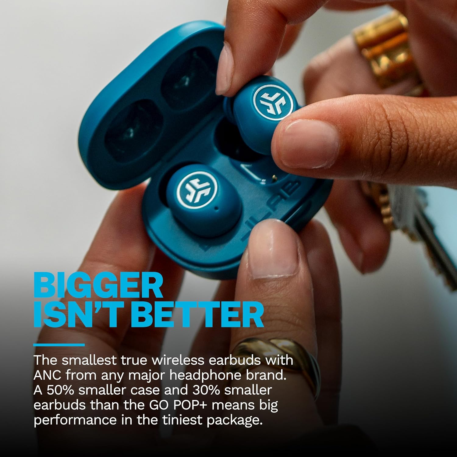 AUDÍFONOS TRUE WIRELESS JLAB JBUDS MINI ANC AZUL MARINO - 3
