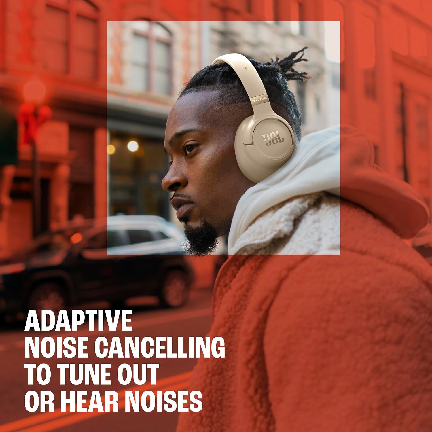 AUDÍFONOS OVER-EAR JBL TUNE 780NC INALÁMBRICOS CON CANCELACIÓN DE RUIDO BEIGE - 3