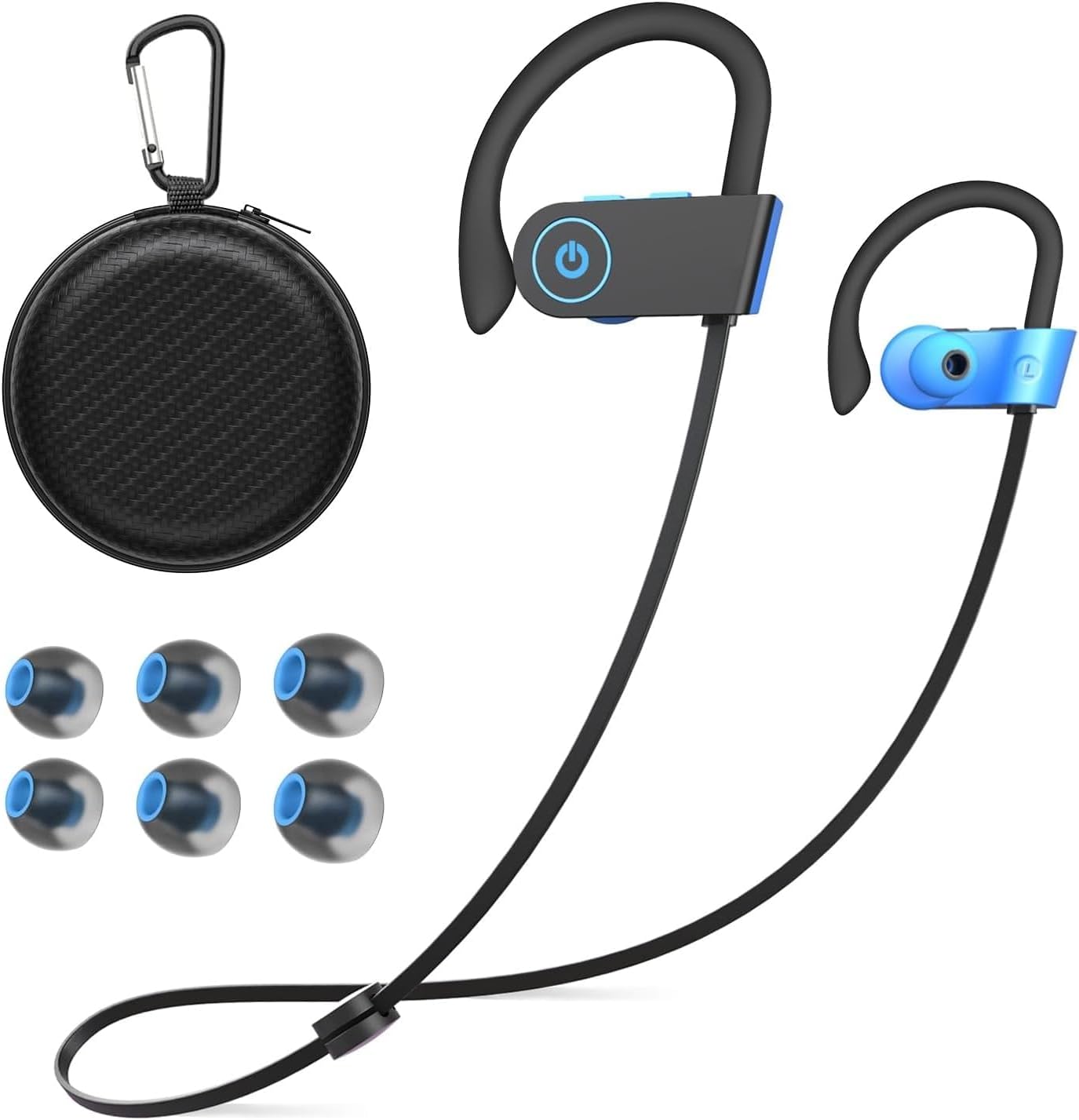 AUDÍFONOS BLUETOOTH JOYWISE IN-EAR IPX7 AZUL - 1