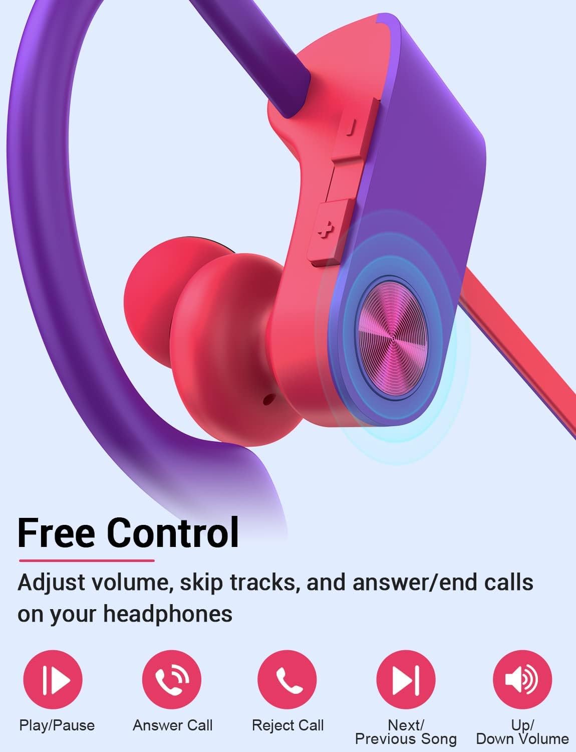 AUDÍFONOS IN-EAR STIIVE BLUETOOTH 5.3 SPORT WATERPROOF IPX7 - 4