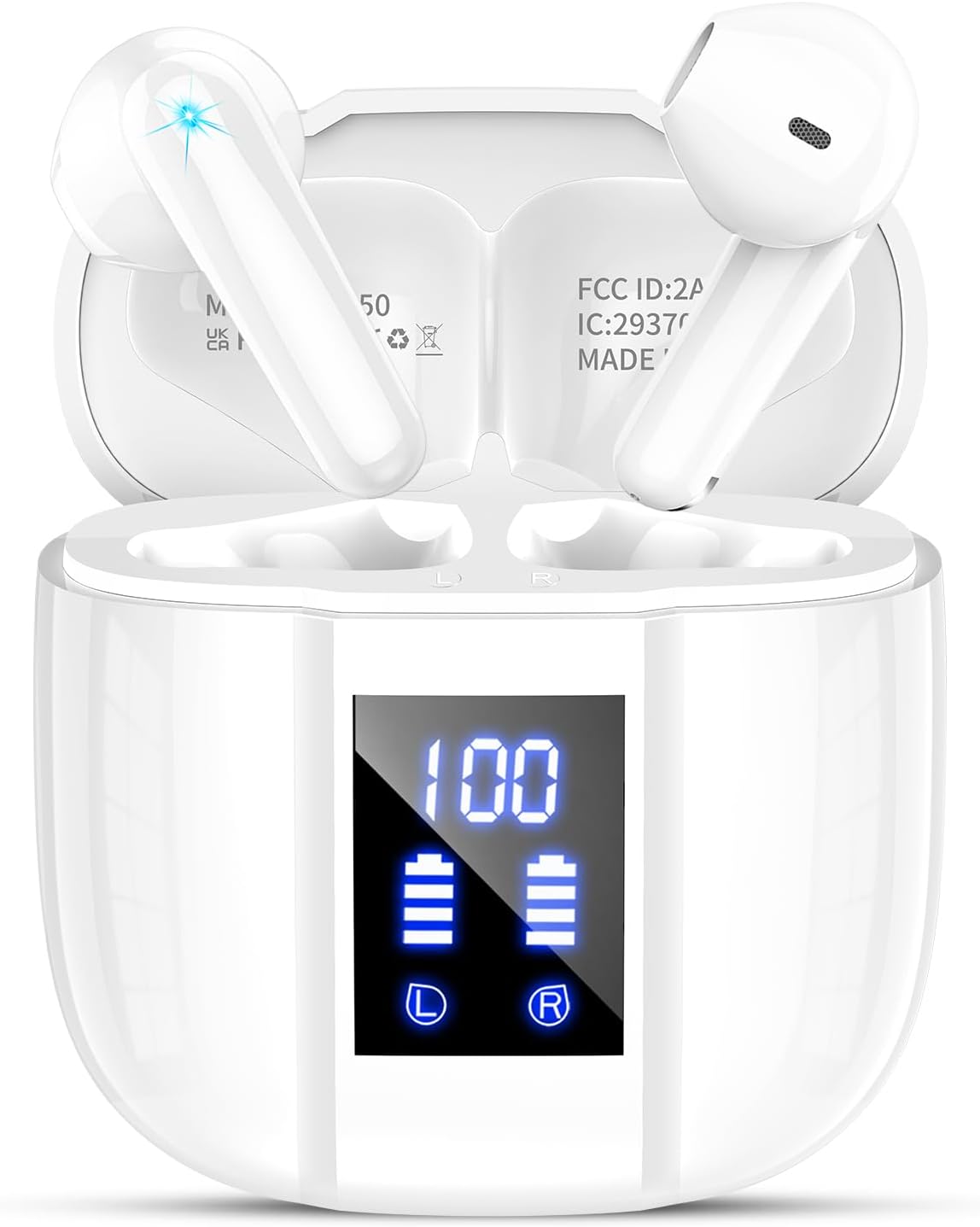 AUDÍFONOS INALÁMBRICOS QECNATO 2026 BLUETOOTH 5.4 ROSA - 2