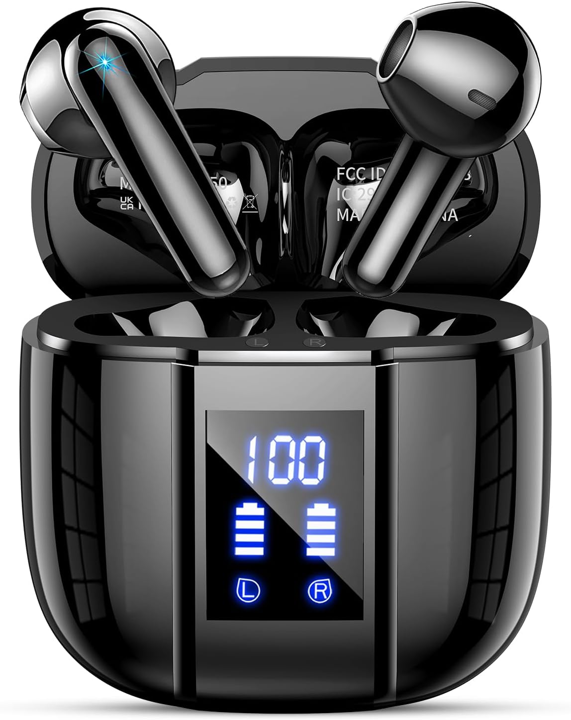 AUDÍFONOS INALÁMBRICOS QECNATO 2026 BLUETOOTH 5.4 ROSA - 4