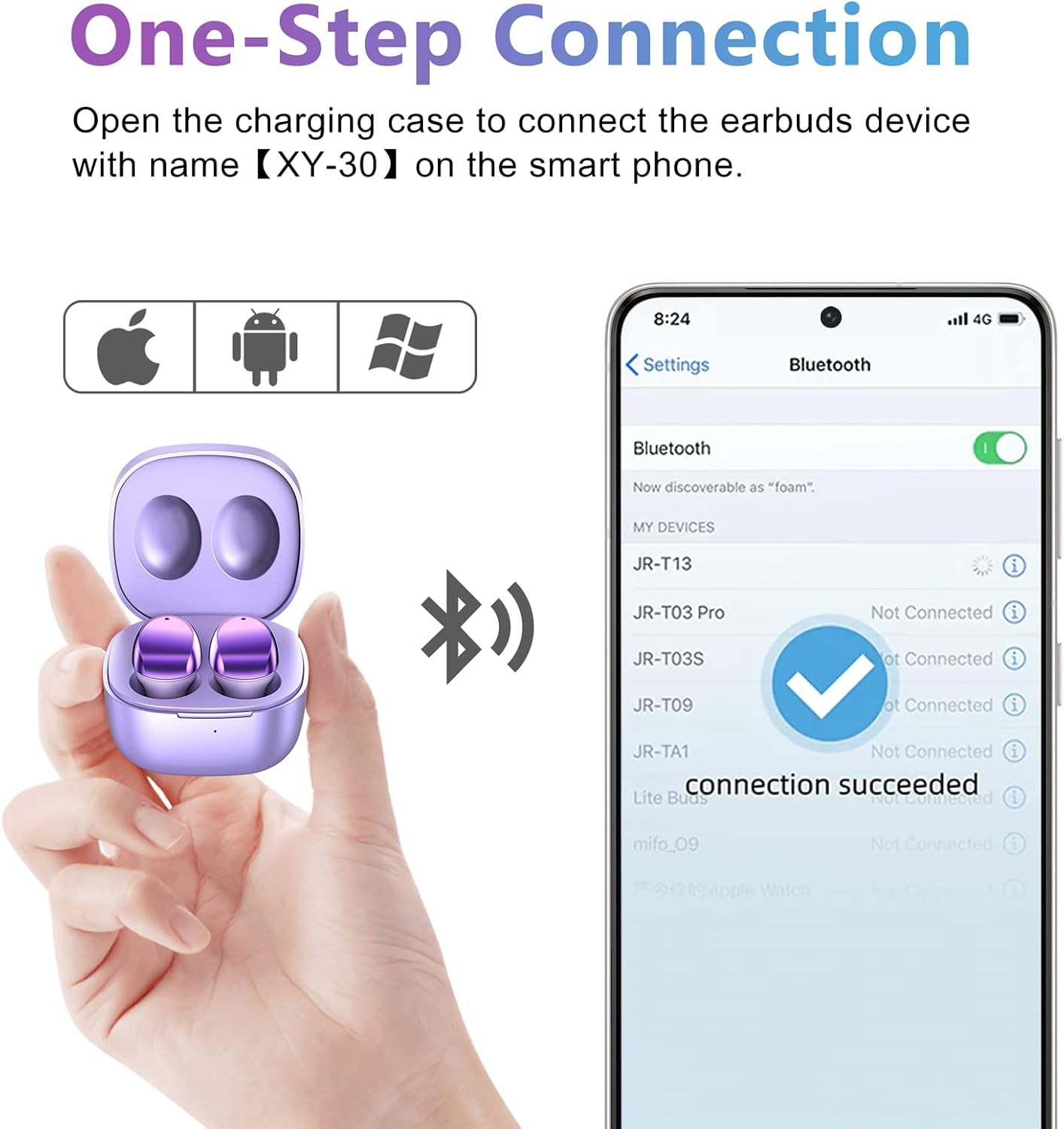 AUDÍFONOS INALÁMBRICOS ELOVEN TRUE WIRELESS BLUETOOTH CON CANCELACIÓN DE RUIDO Y SONIDO ESTÉREO - 5