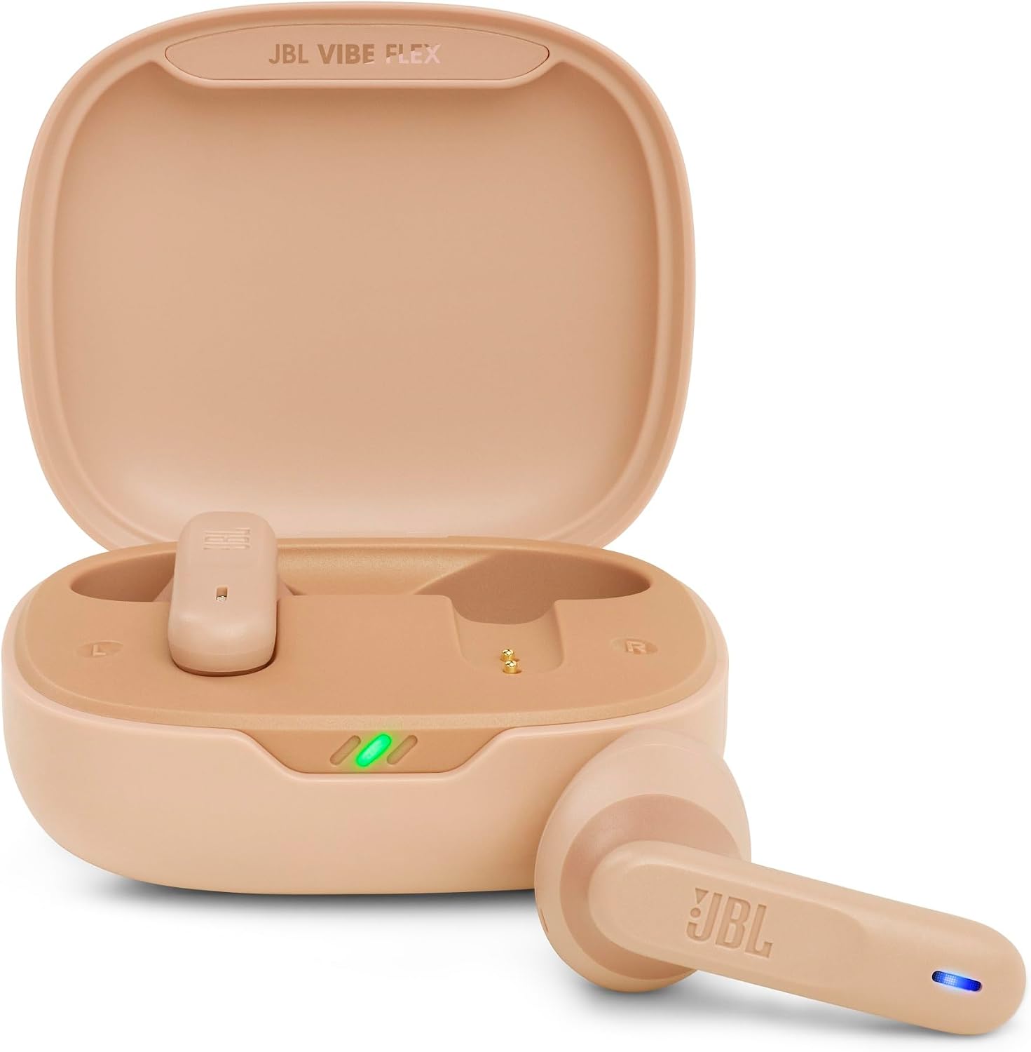 AUDÍFONOS TRUE WIRELESS JBL VIBE FLEX BEIGE - 1