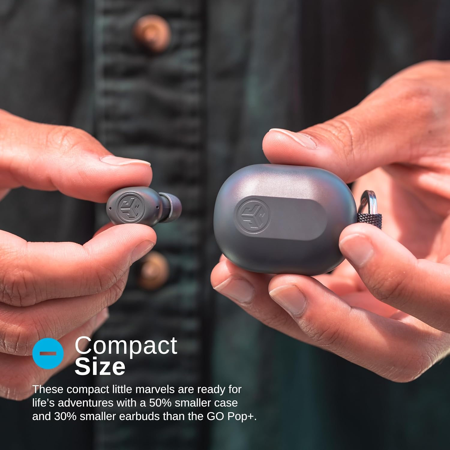 AUDÍFONOS TRUE WIRELESS JLAB JBUDS MINI BLUETOOTH MULTIPOINT ACEITUNA - 2
