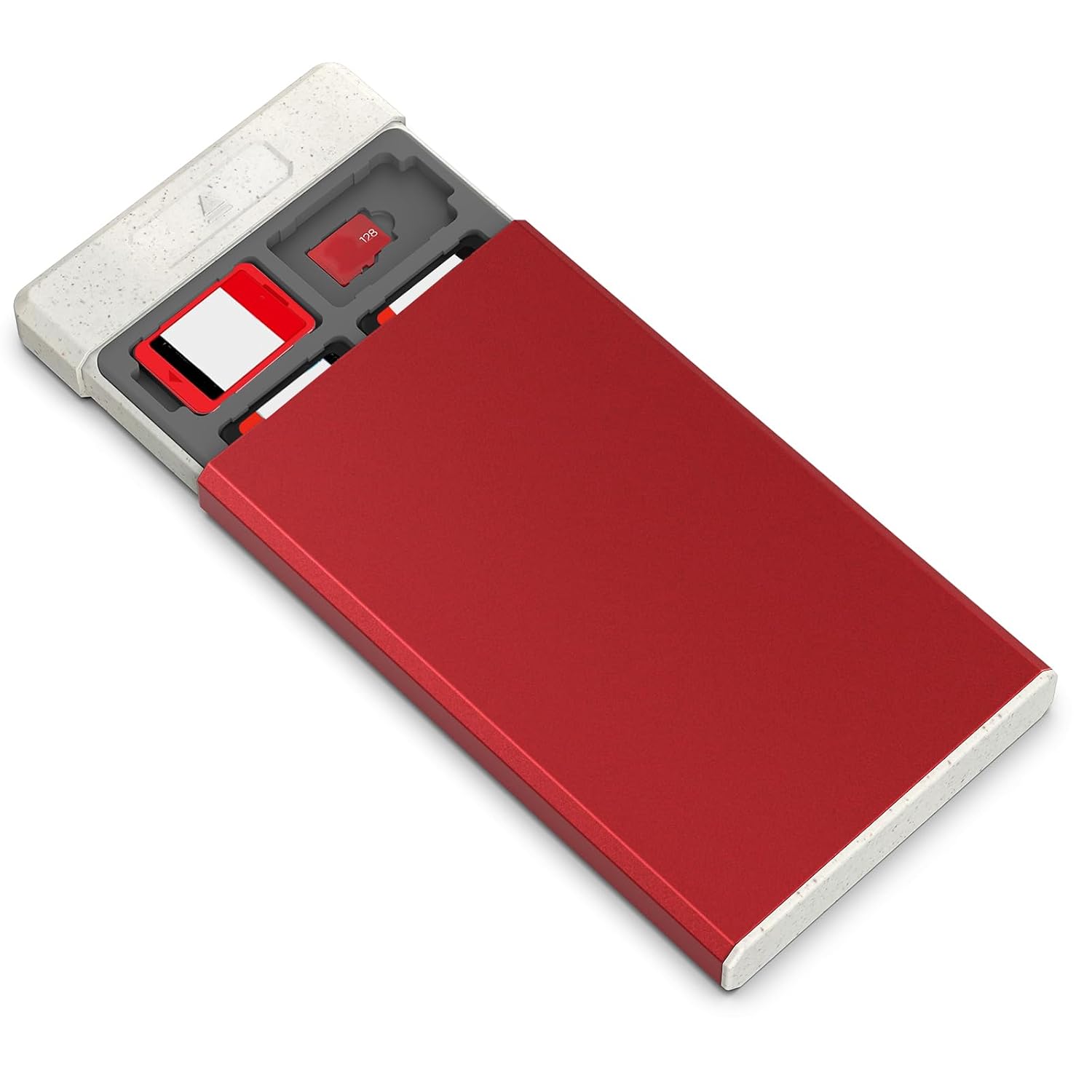 ESTUCHE PARA JUEGOS SWITCH HEIYING CON 40 RANURAS PARA SWITCH 2 Y TARJETAS MICRO SD - 1