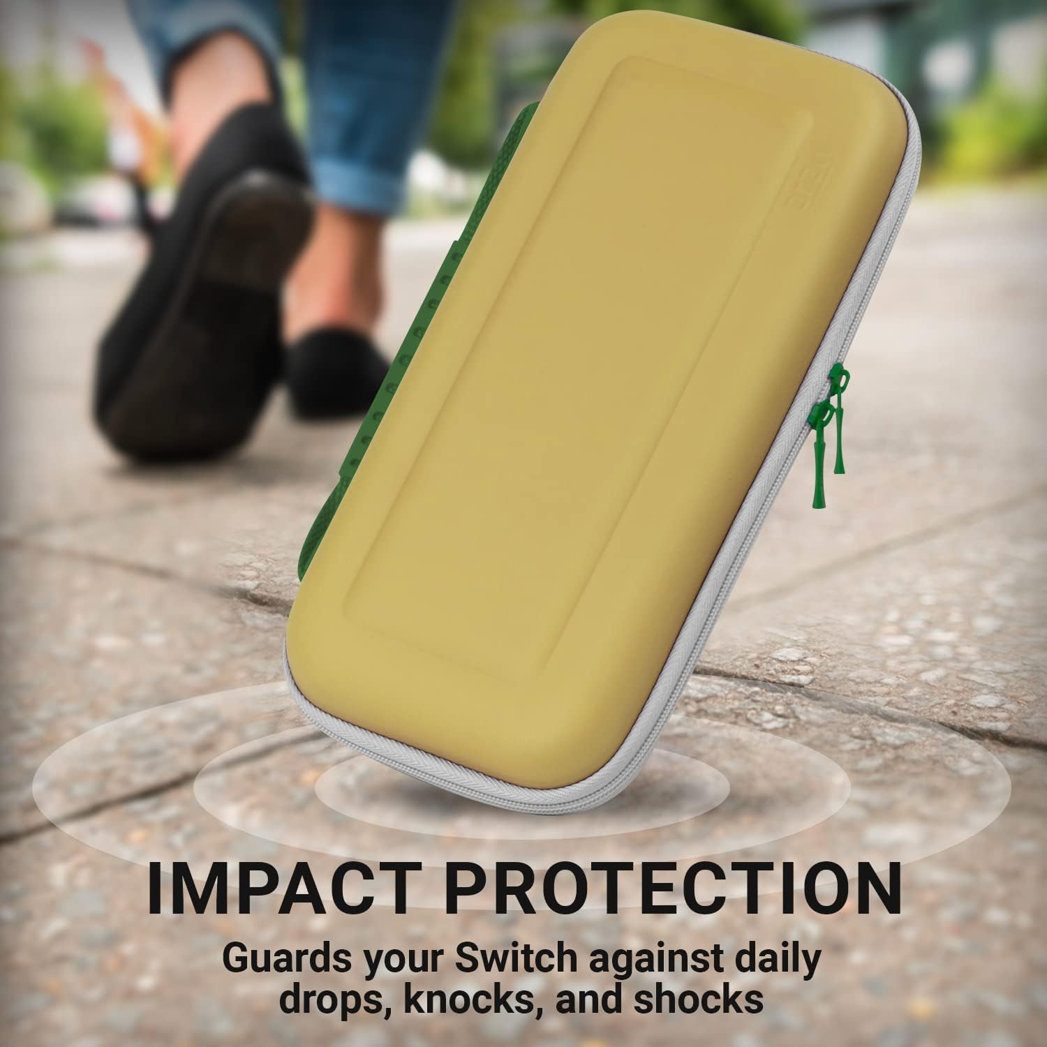 ESTUCHE ORZLY PARA NINTENDO SWITCH OLED CON COMPARTIMENTO PARA ACCESORIOS Y JUEGOS - 5