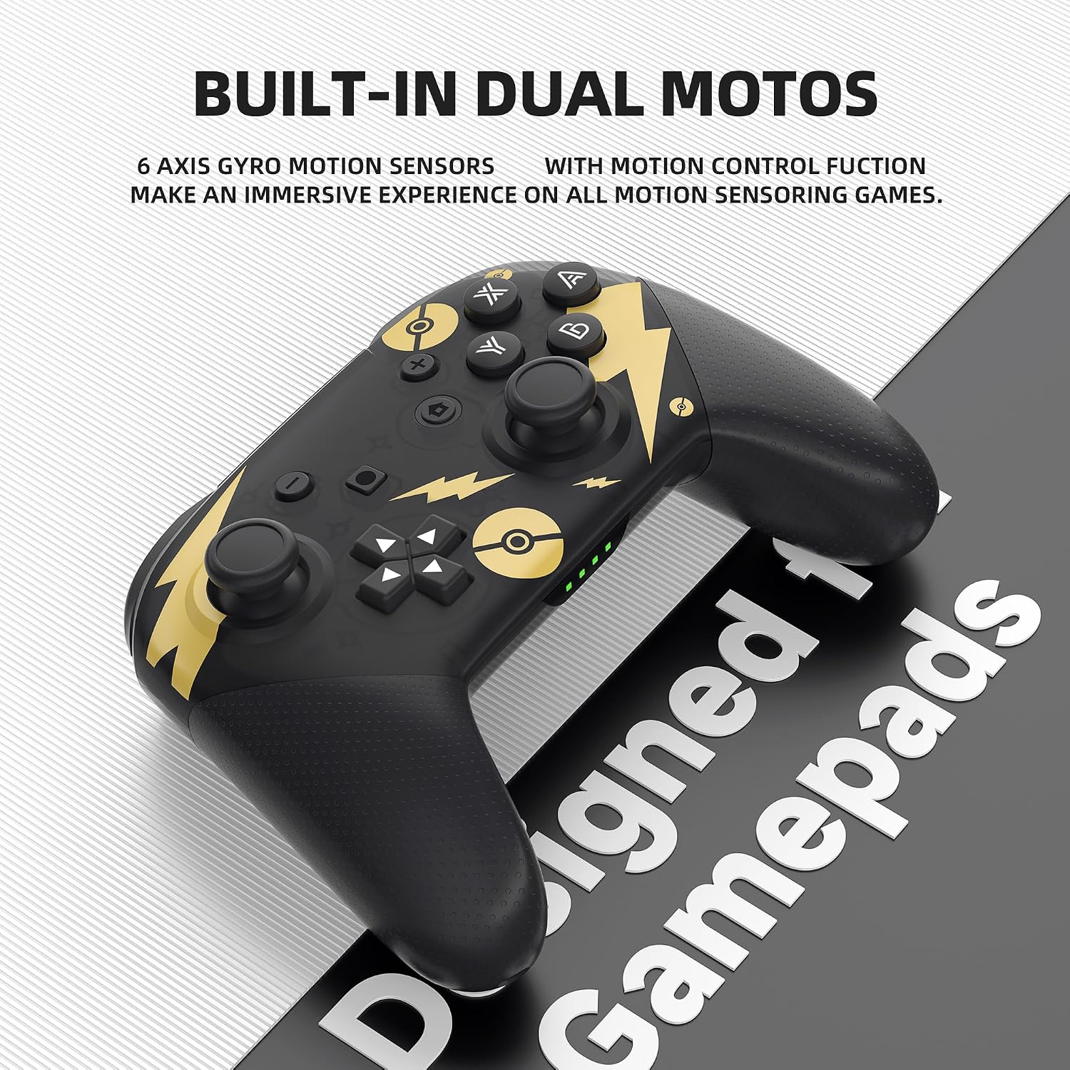CONTROL INALÁMBRICO SWITCH PRO YKASEK CON ESTUCHE DE TRANSPORTE Y FUNCIONES NFC Y VIBRACIÓN DUAL - 3