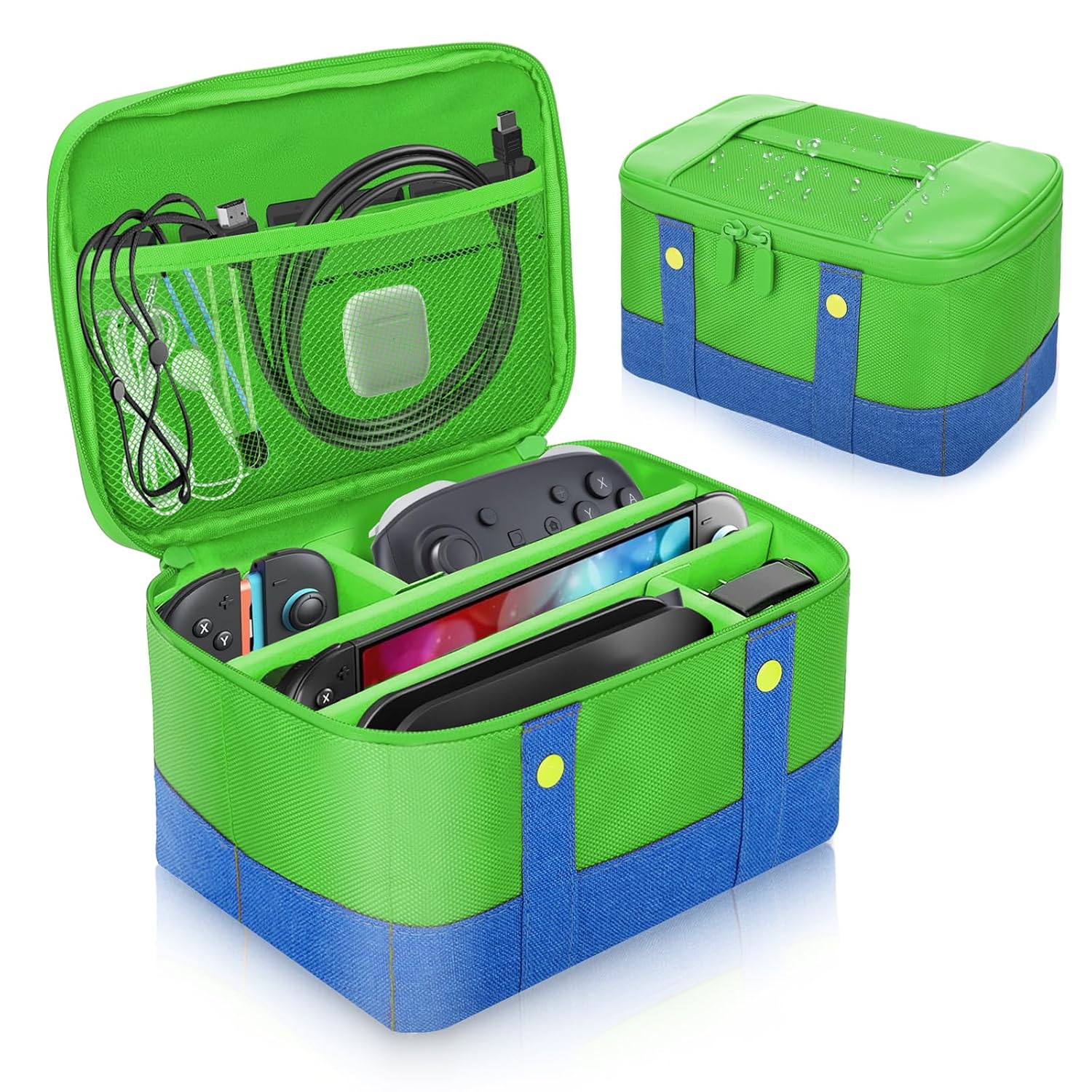 ESTUCHE PARA NINTENDO SWITCH VADAXX CUTE CARRY CASE VERDE - 1